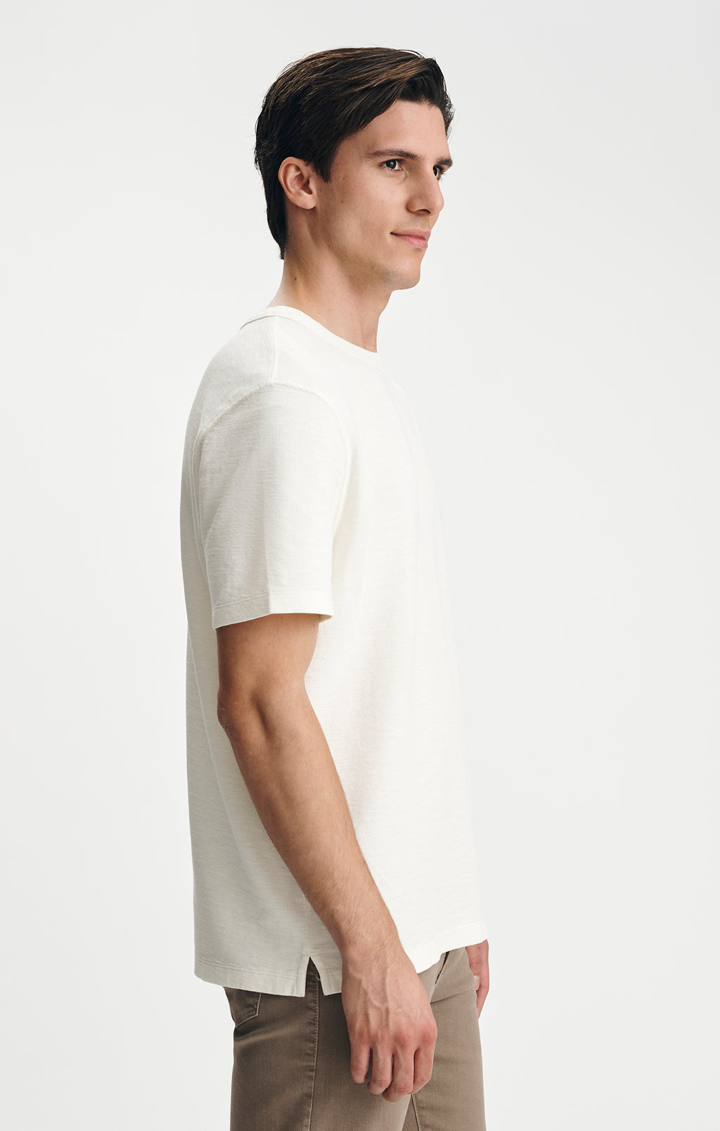 HERITAGE CREW NECK T-SHIRT IN EGRET - Mavi Jeans