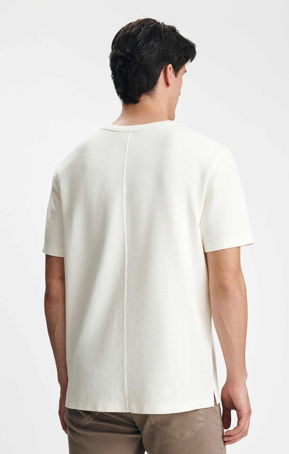 HERITAGE CREW NECK T-SHIRT IN EGRET - Mavi Jeans