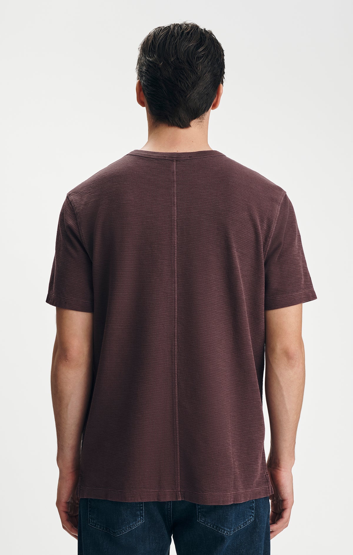HERITAGE CREW NECK T-SHIRT IN FUDGE - Mavi Jeans