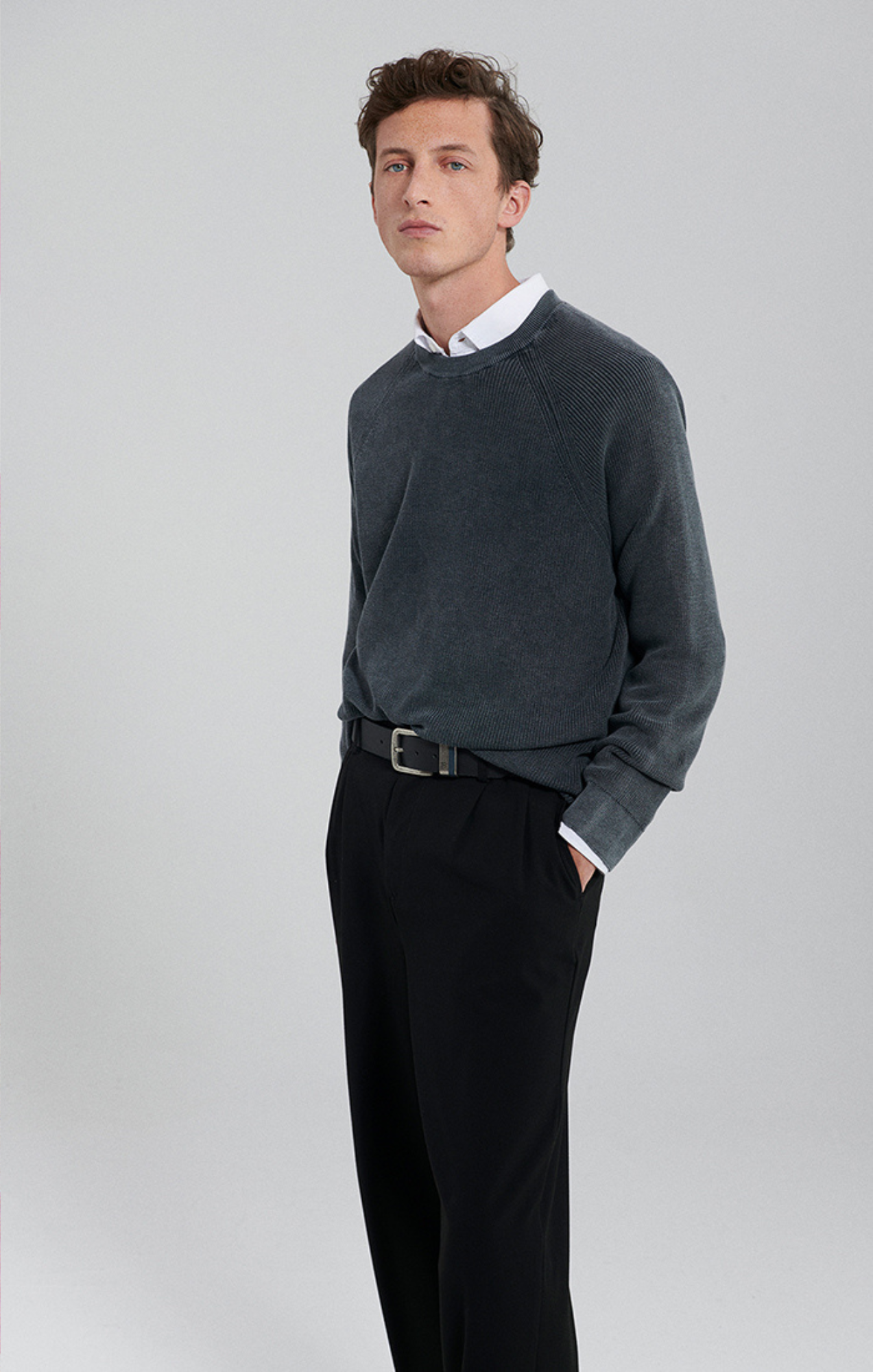 RAGLAN SWEATER IN PERISCOPE - Mavi Jeans