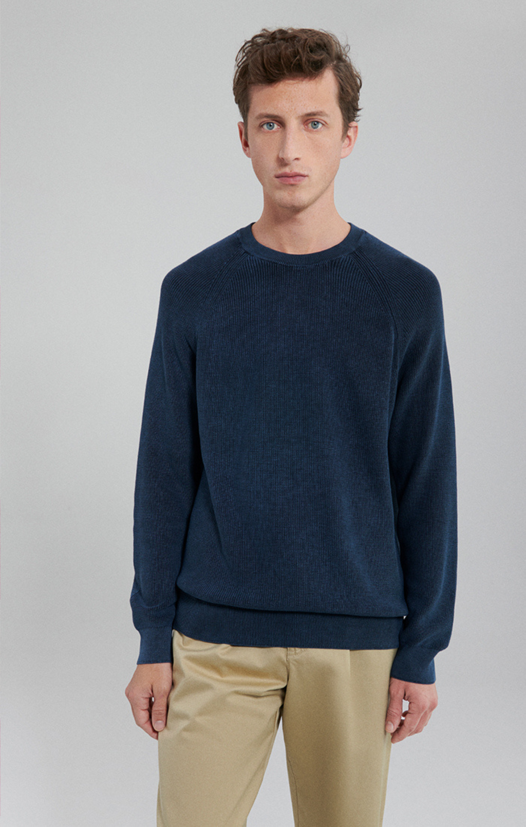 RAGLAN SWEATER IN NAVY BLAZER - Mavi Jeans