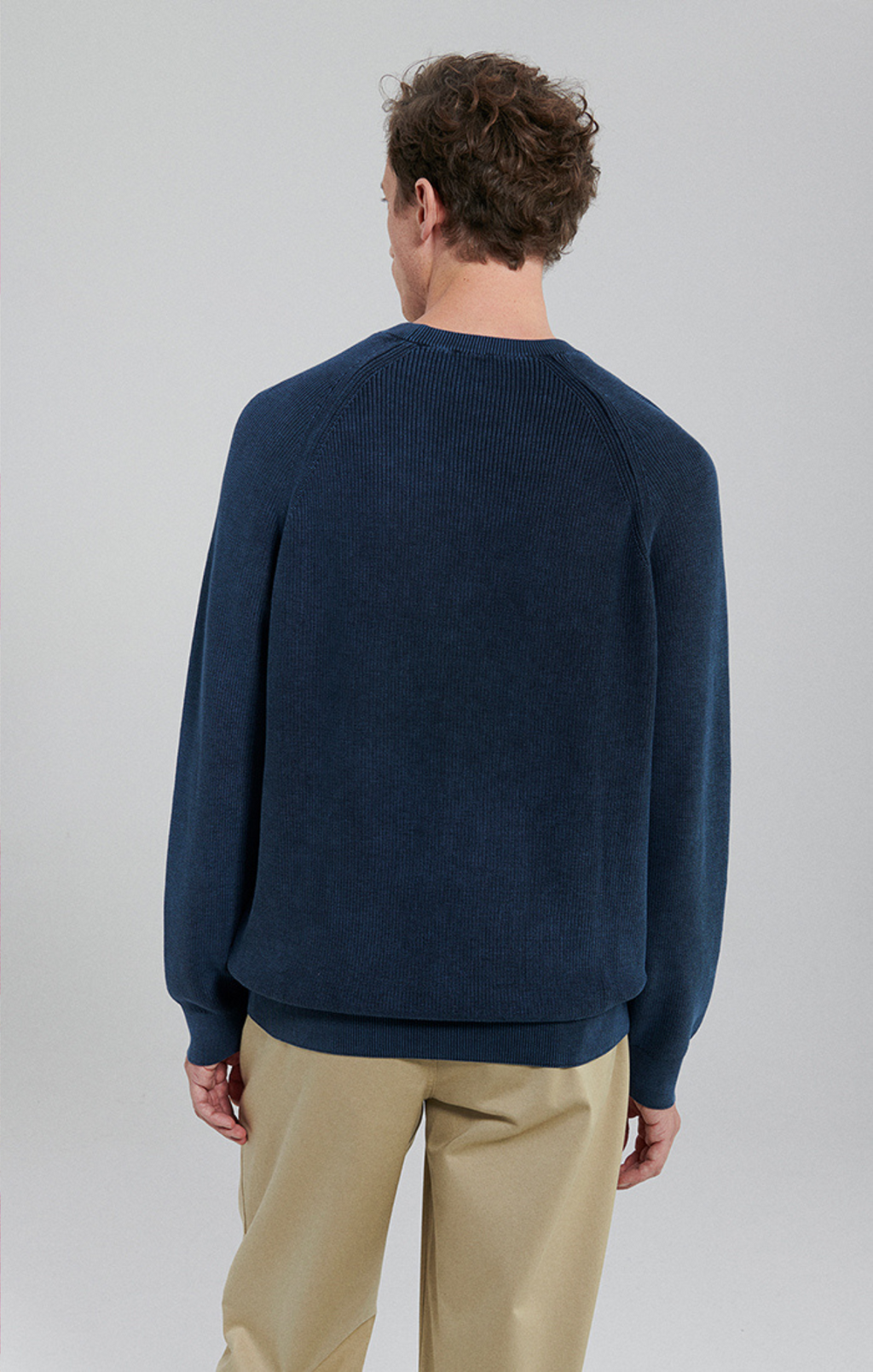 RAGLAN SWEATER IN NAVY BLAZER - Mavi Jeans