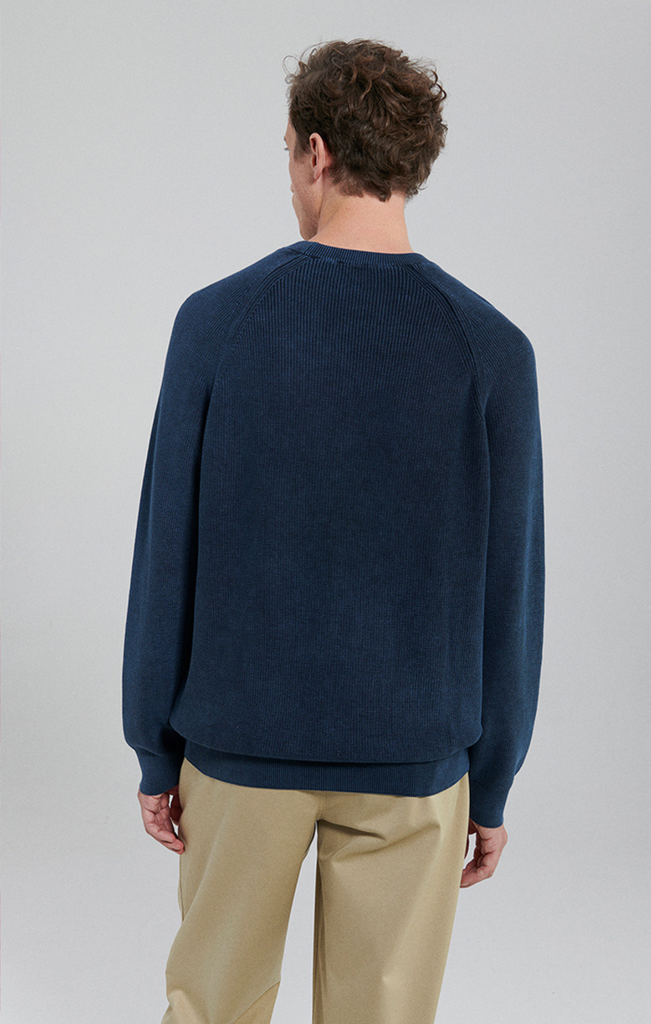 RAGLAN SWEATER IN NAVY BLAZER - Mavi Jeans