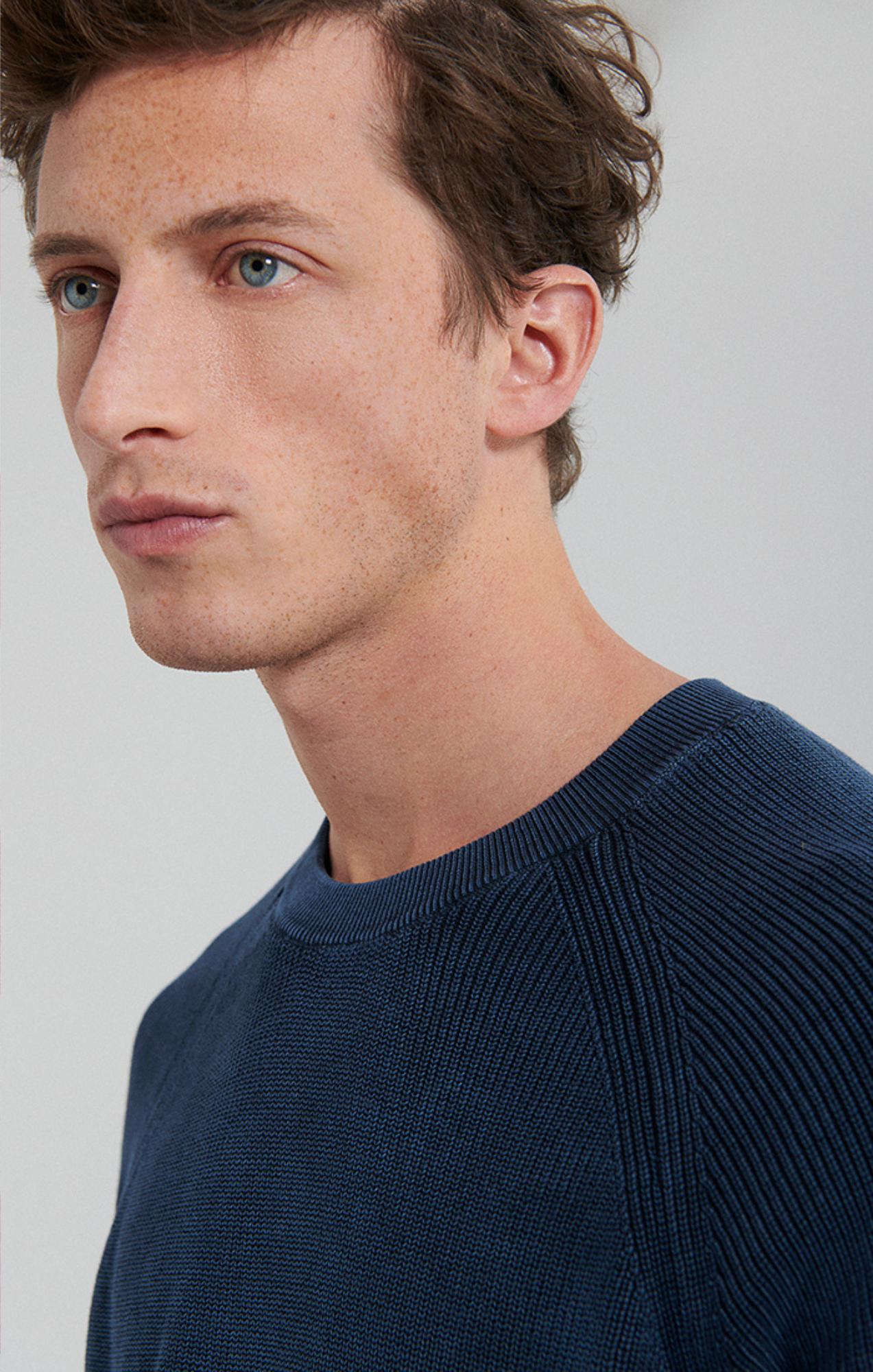RAGLAN SWEATER IN NAVY BLAZER - Mavi Jeans