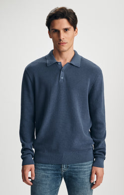 POLO SWEATER IN VINTAGE INDIGO - Mavi Jeans