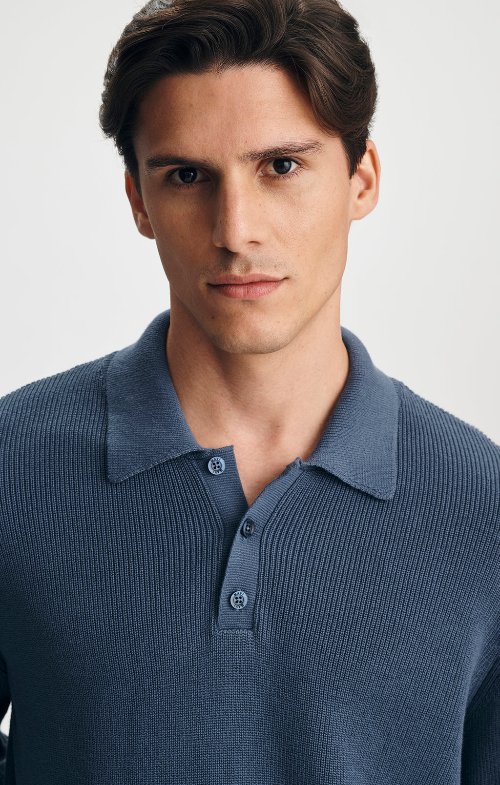 POLO SWEATER IN VINTAGE INDIGO - Mavi Jeans