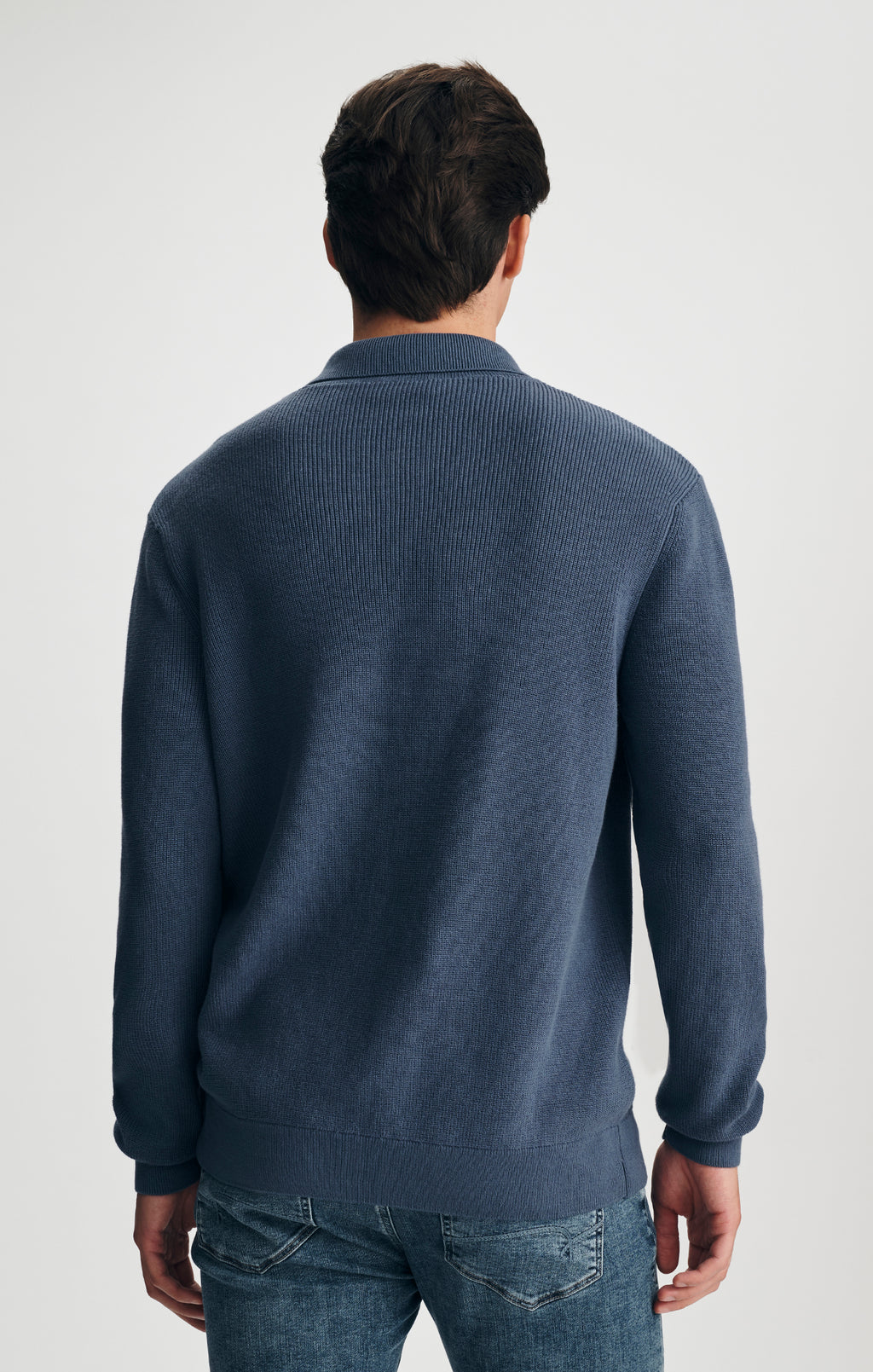 POLO SWEATER IN VINTAGE INDIGO - Mavi Jeans