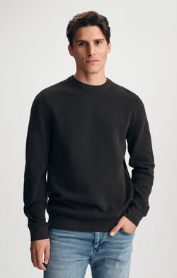 CREW NECK SWEATER IN ESPRESSO - Mavi Jeans