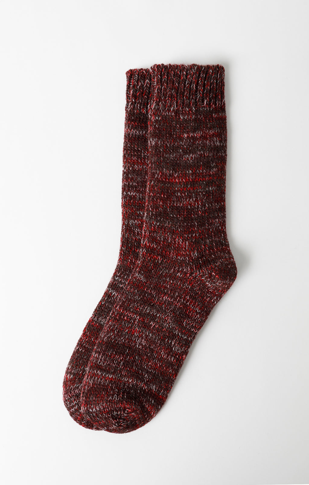 RIBBED BOOT SOCKS IN PAPRIKA