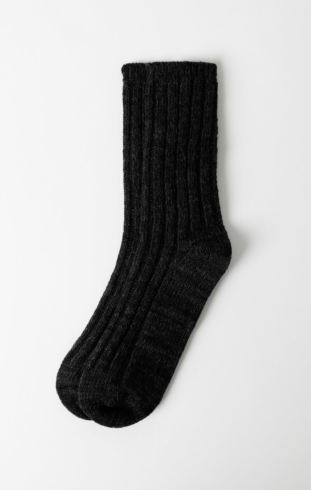 RIBBED BOOT SOCKS IN TOTAL ECLIPSE