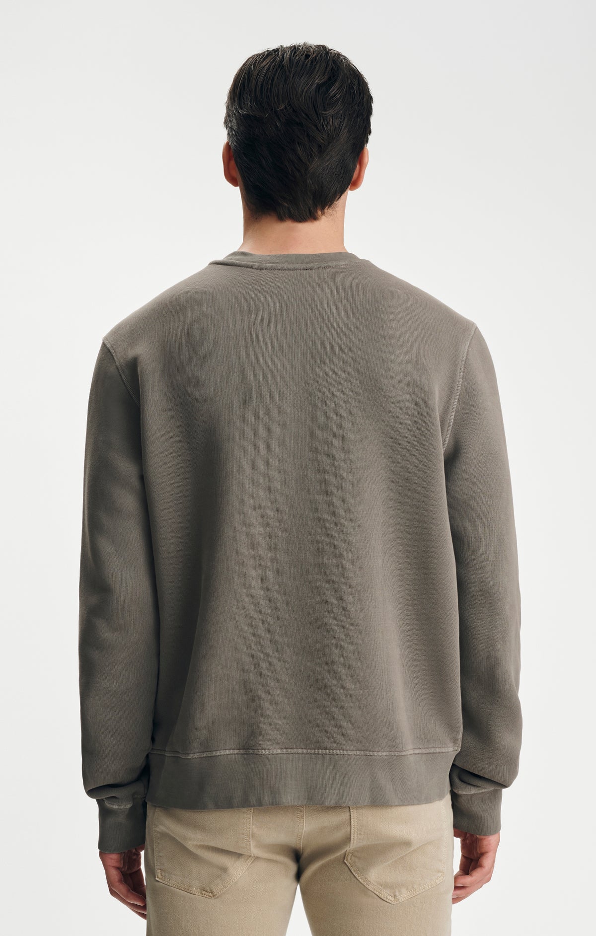 CREW NECK SWEATSHIRT IN BUNGEE CORD - Mavi Jeans