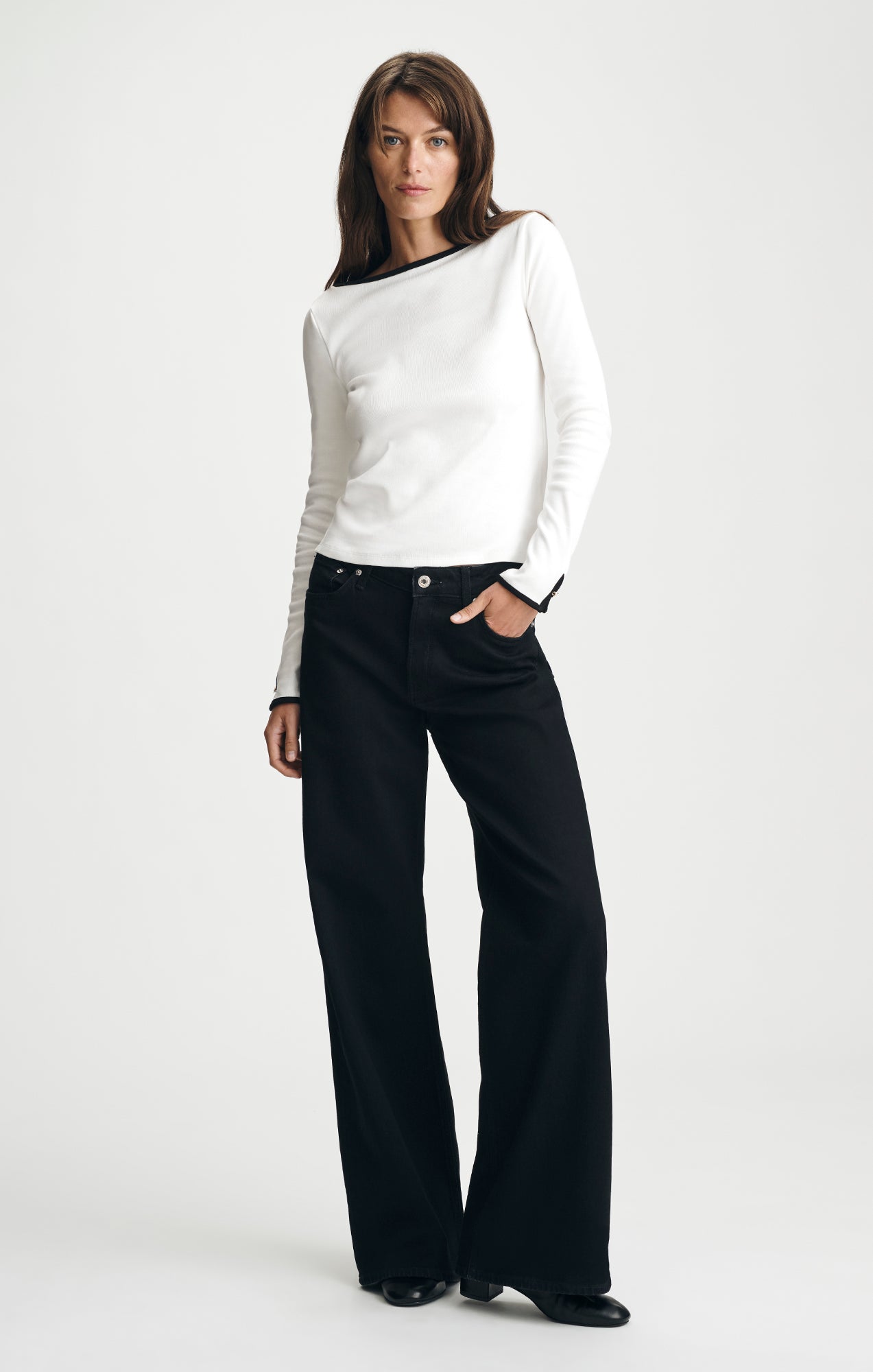 FLORIDA WIDE LEG IN DARK SMOKE CLASSIC BLUE - Mavi Jeans