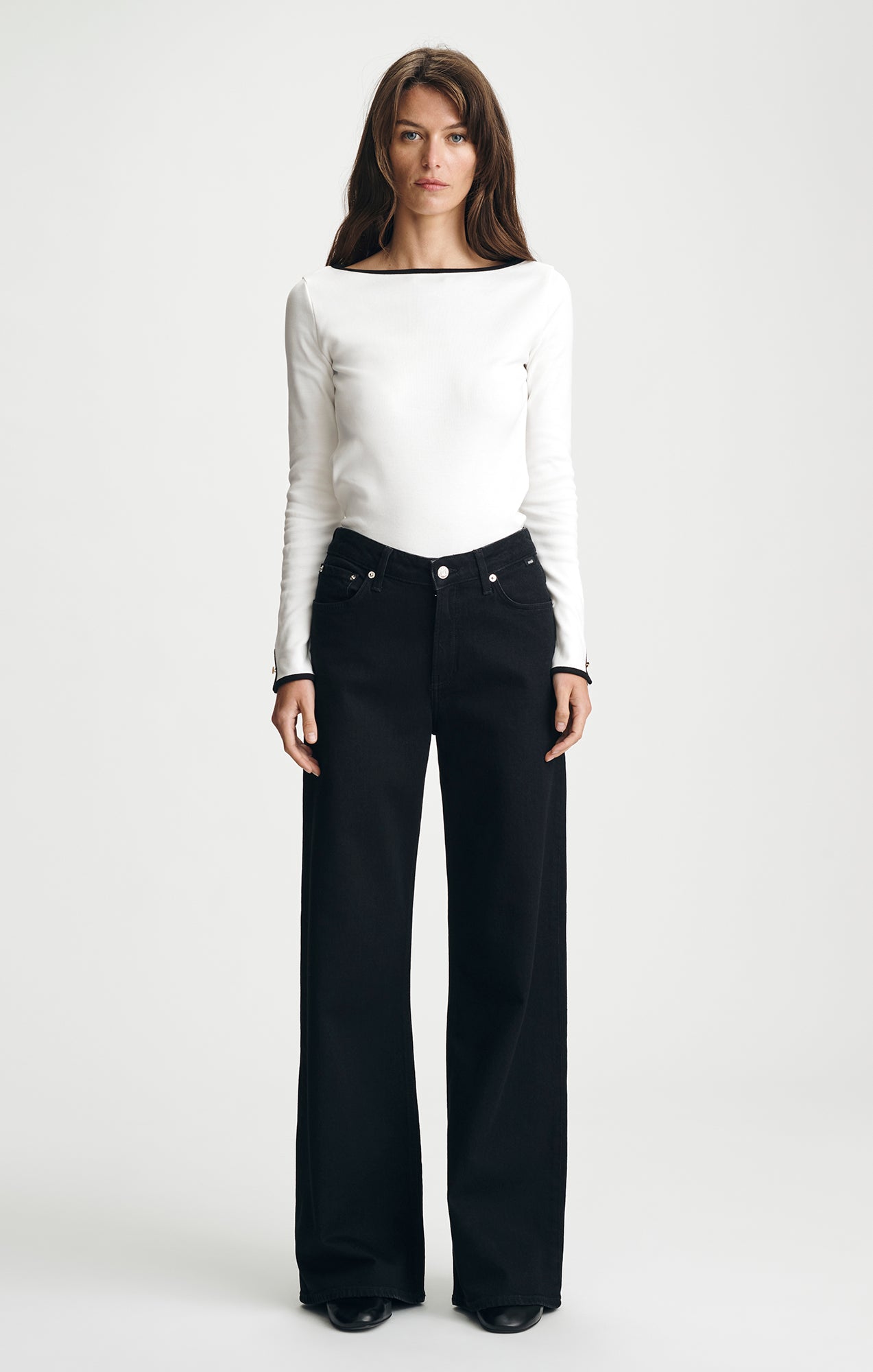 FLORIDA WIDE LEG IN DARK SMOKE CLASSIC BLUE - Mavi Jeans