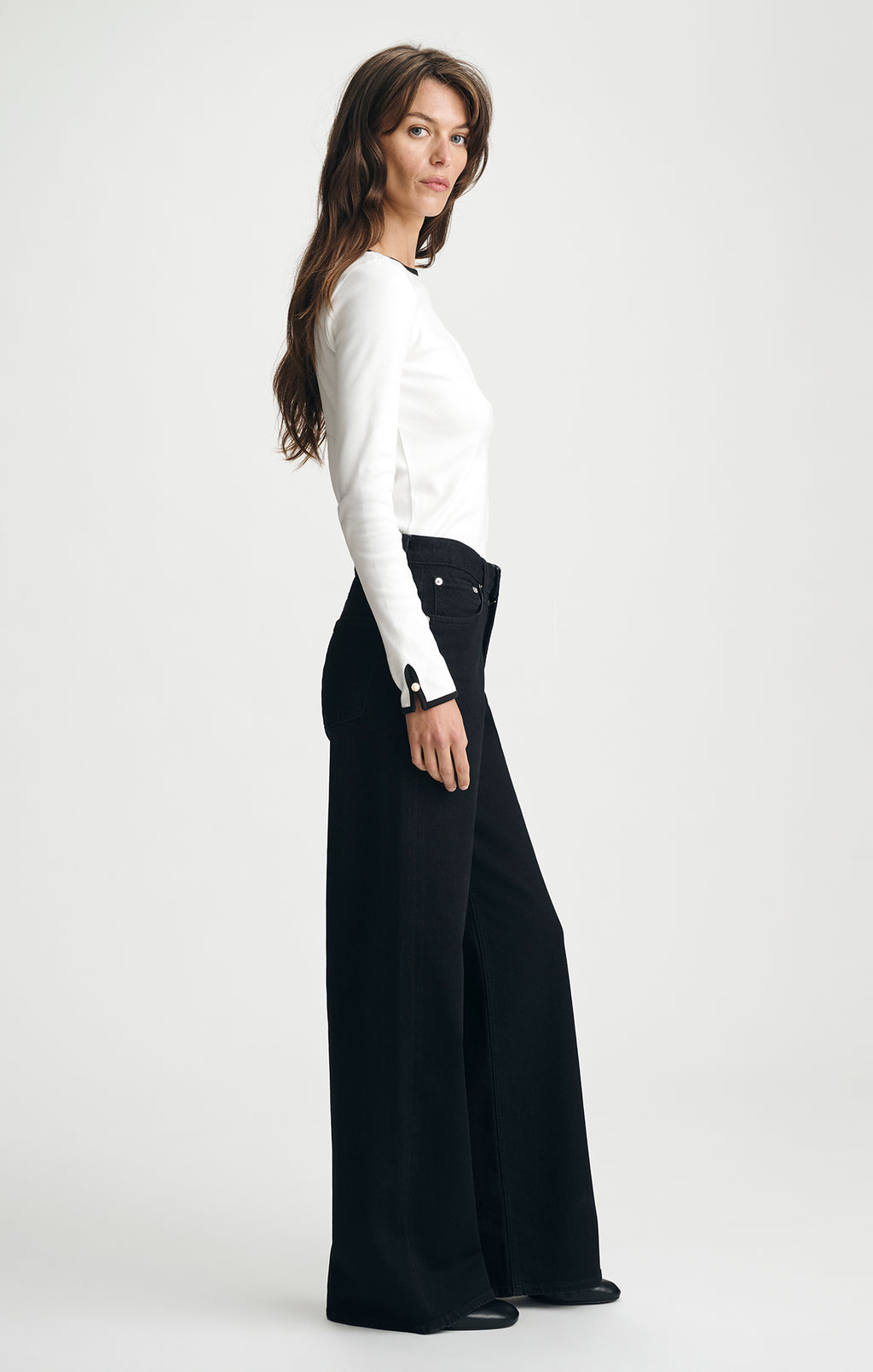 FLORIDA WIDE LEG IN DARK SMOKE CLASSIC BLUE - Mavi Jeans
