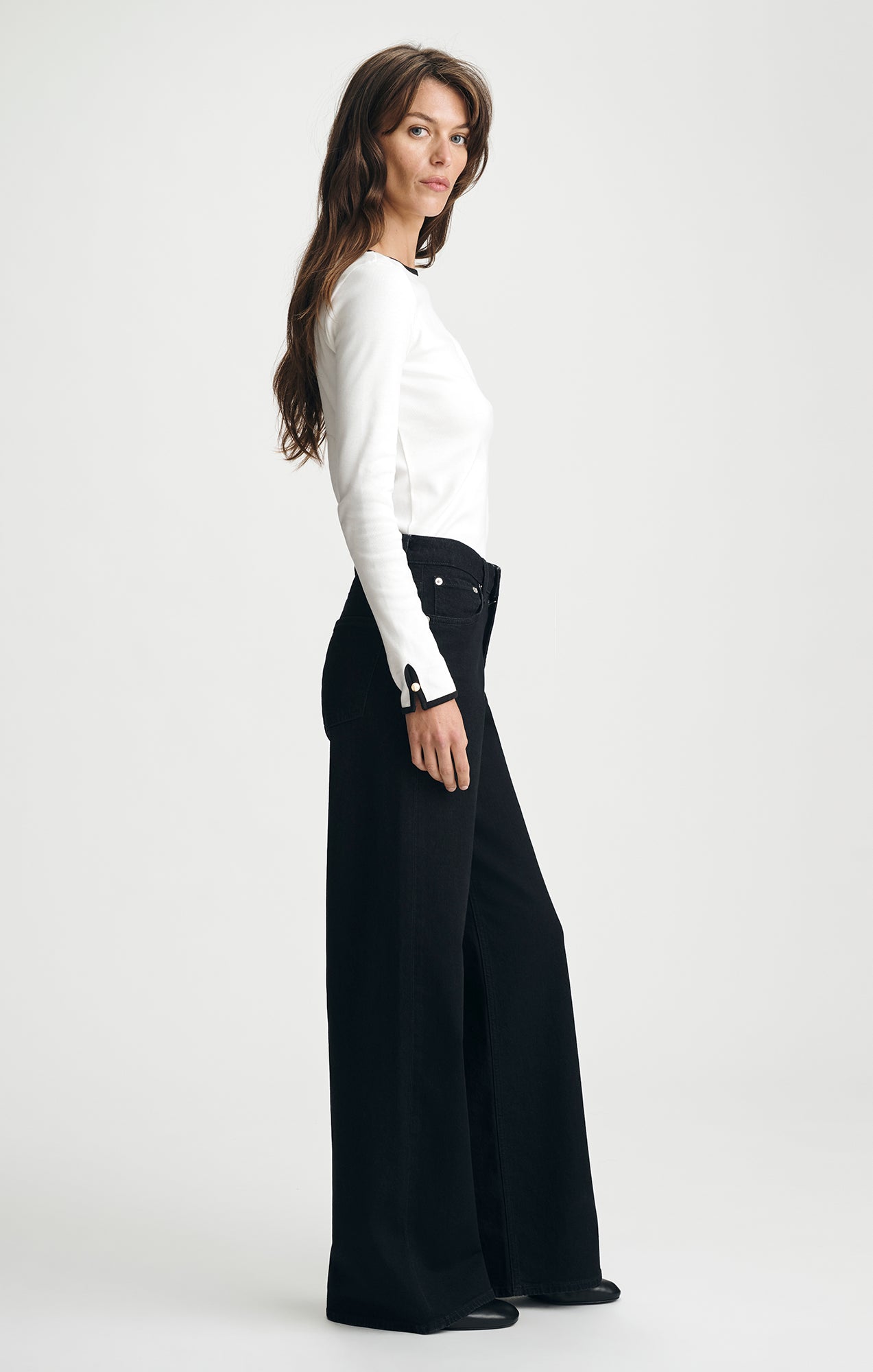 FLORIDA WIDE LEG IN DARK SMOKE CLASSIC BLUE - Mavi Jeans