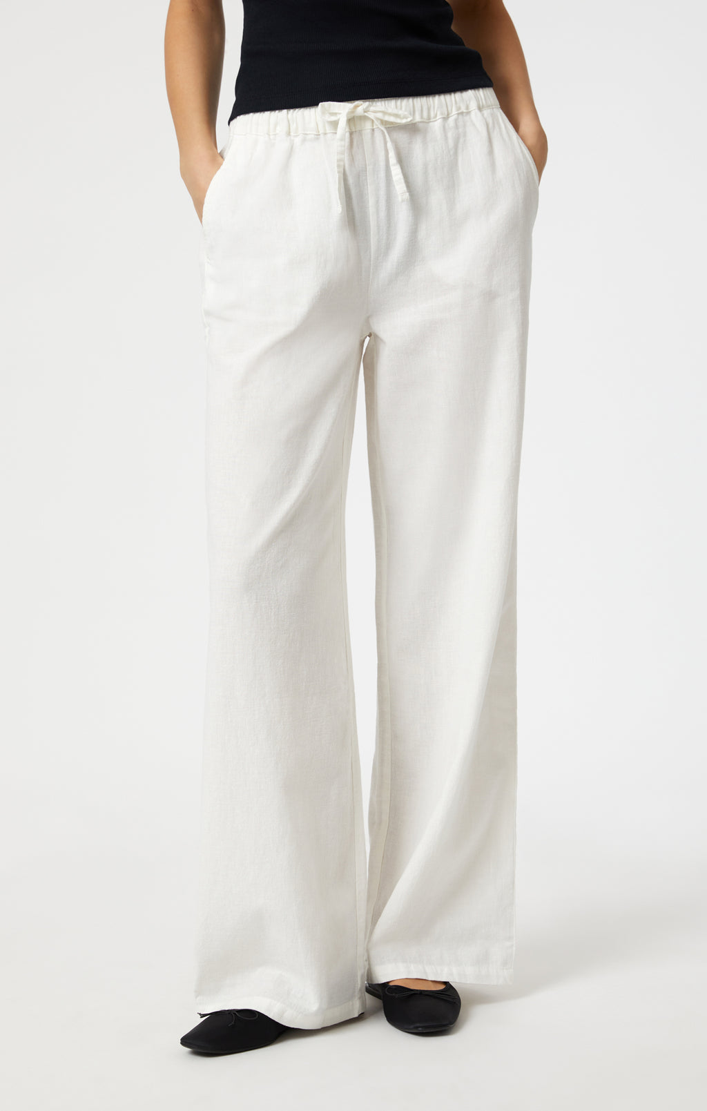 WOVEN PANTS IN WHITE - Mavi Jeans
