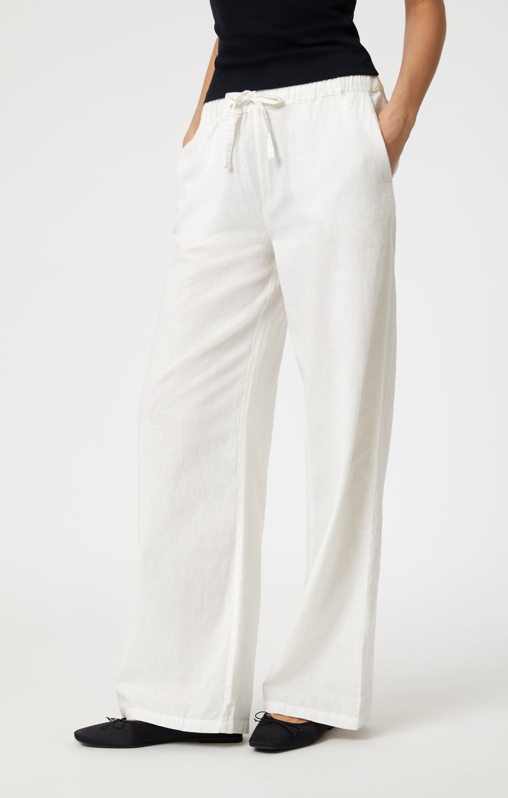 WOVEN PANTS IN WHITE - Mavi Jeans
