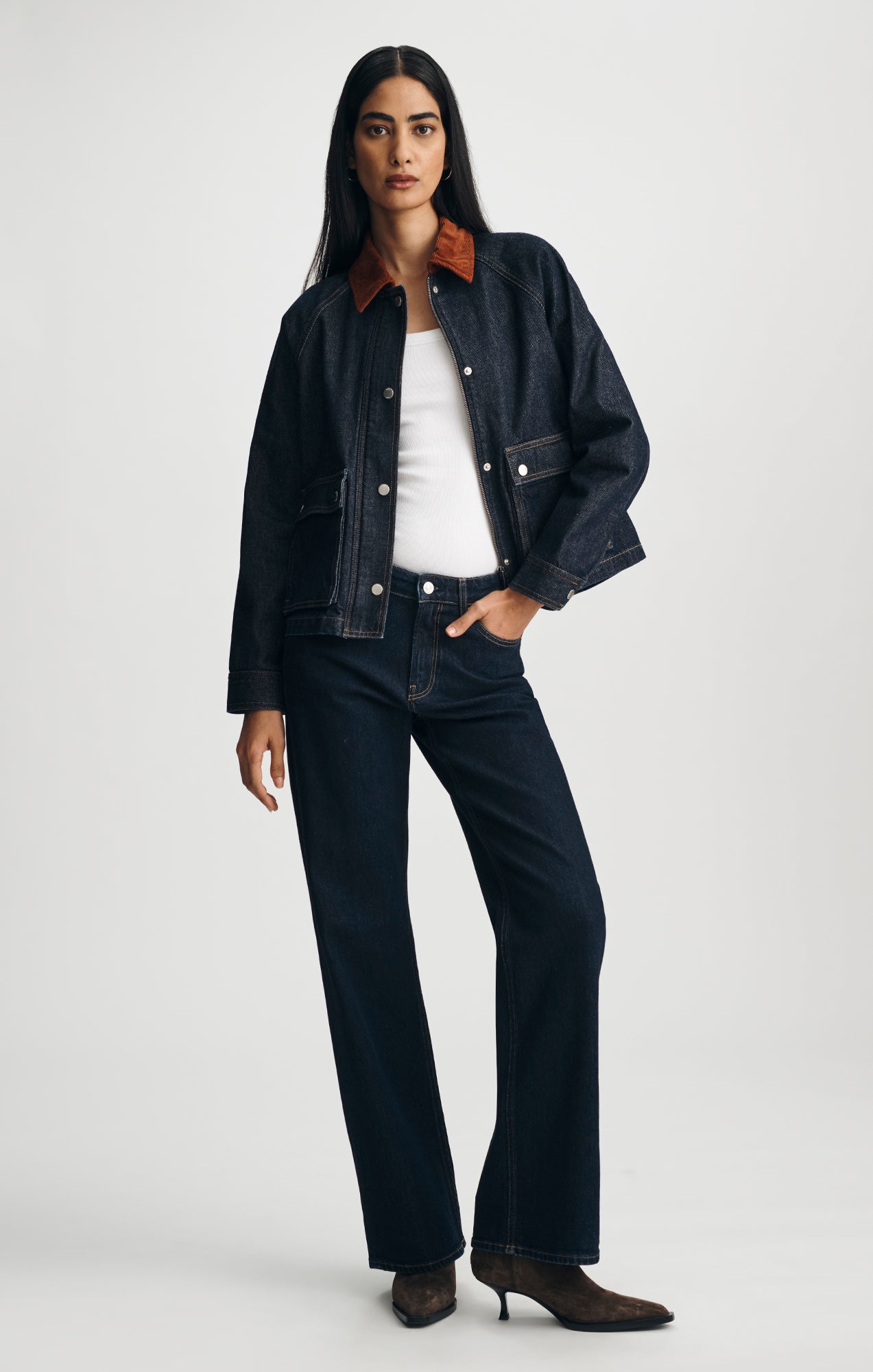 TAYLOR STRAIGHT LEG IN RINSE CLASSIC BLUE - Mavi Jeans