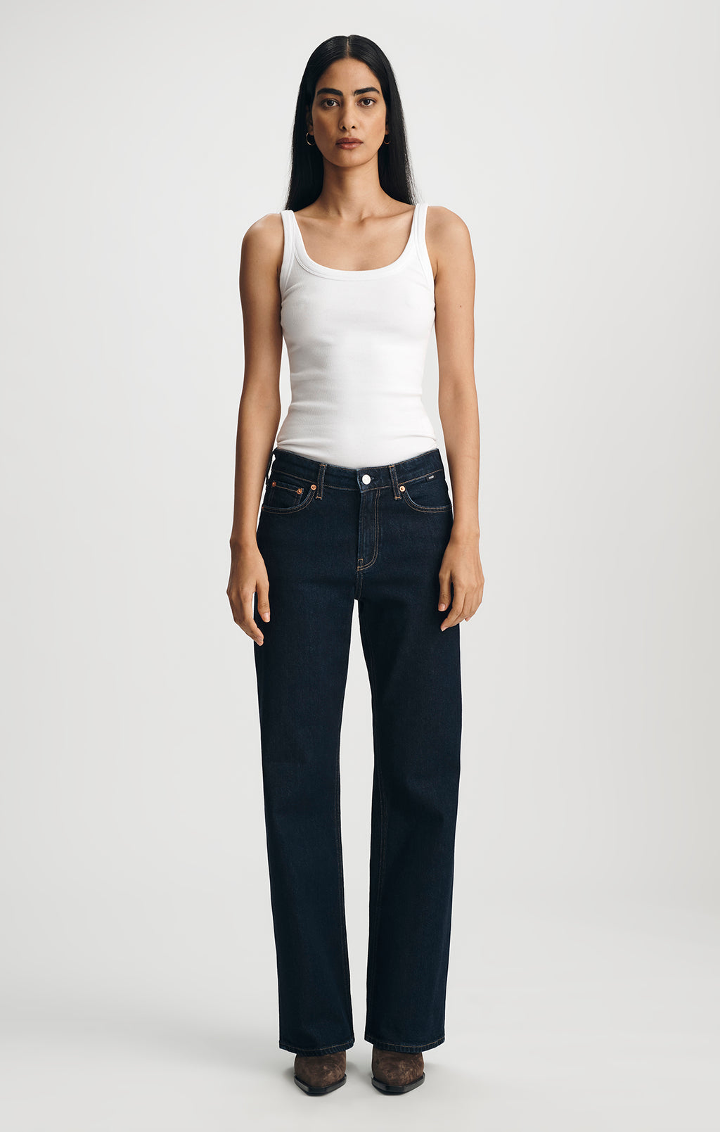 TAYLOR STRAIGHT LEG IN RINSE CLASSIC BLUE - Mavi Jeans