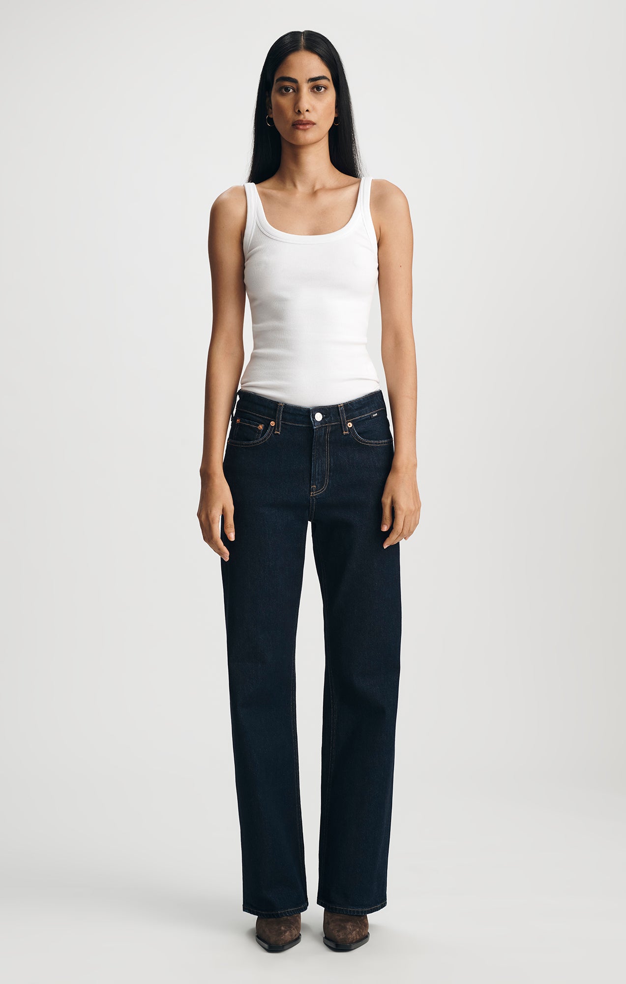 TAYLOR STRAIGHT LEG IN RINSE CLASSIC BLUE - Mavi Jeans