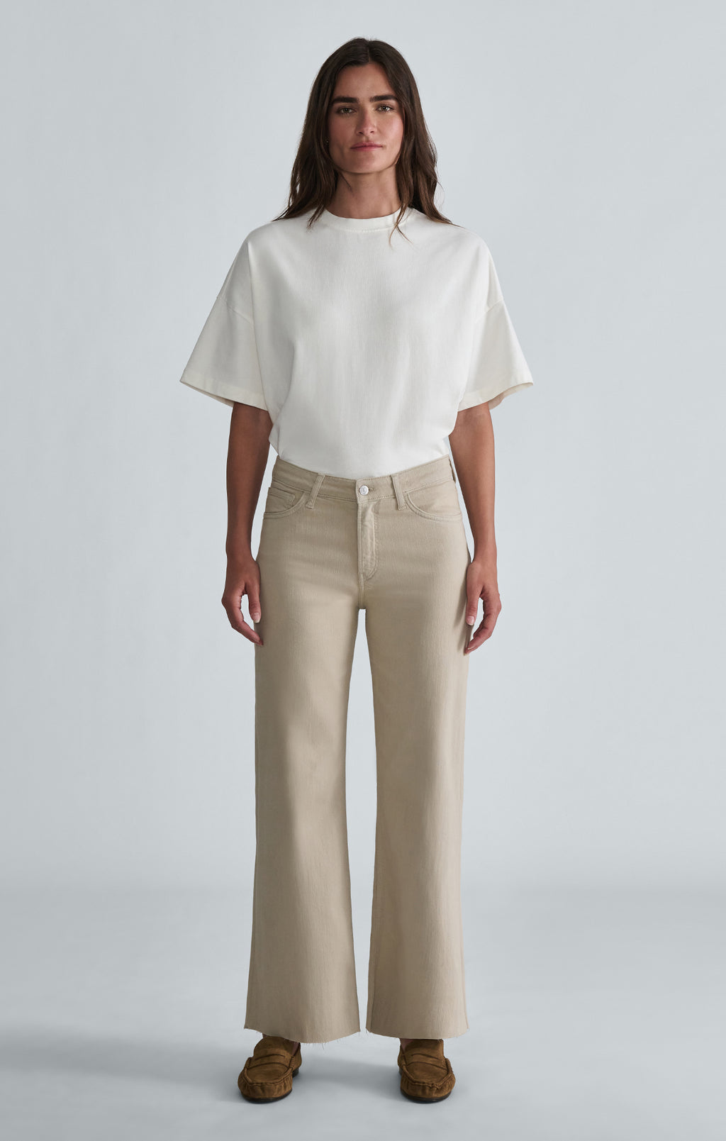 PALOMA WIDE LEG IN DESERT KHAKI FLEX BLUE - Mavi Jeans
