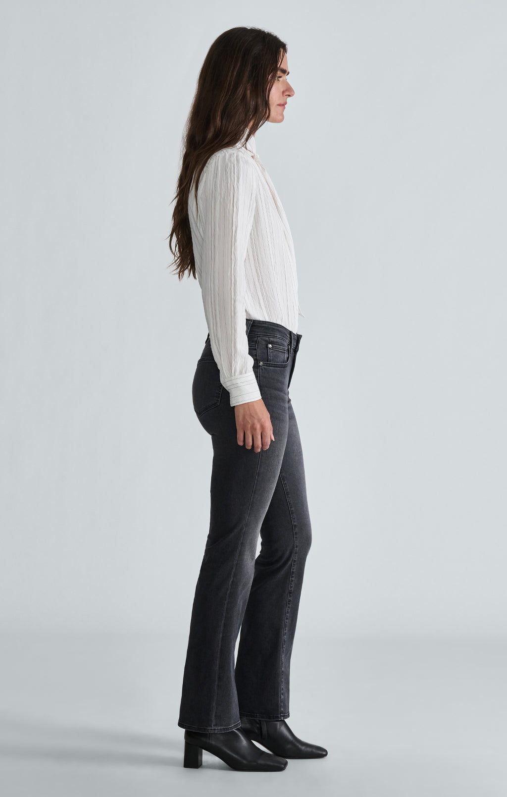 VICKY BOOTCUT IN LIGHT SMOKE BRUSHED FEATHER LUXE - Mavi Jeans