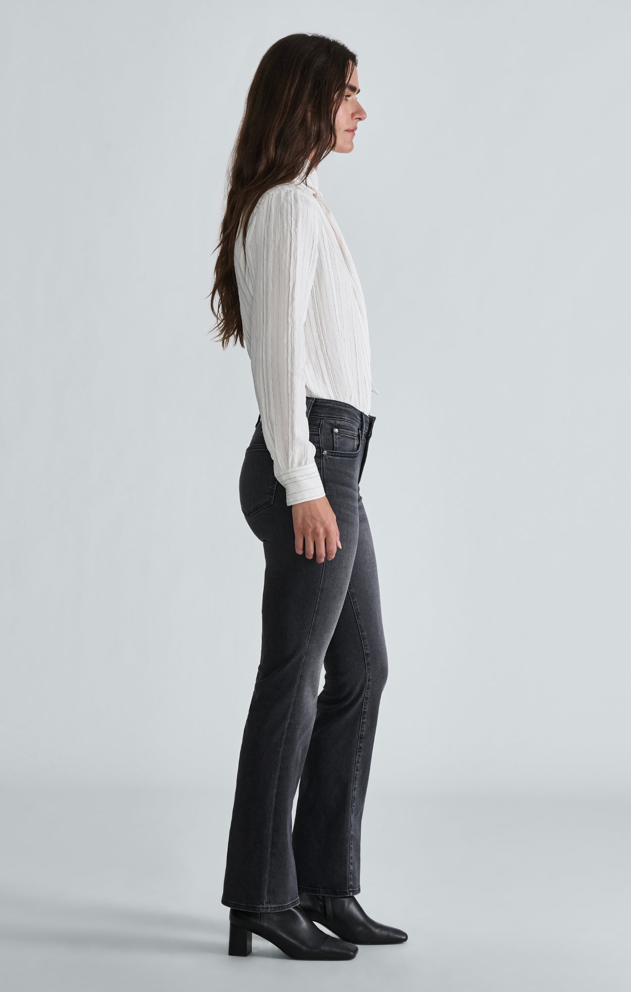 VICKY BOOTCUT IN LIGHT SMOKE BRUSHED FEATHER LUXE - Mavi Jeans