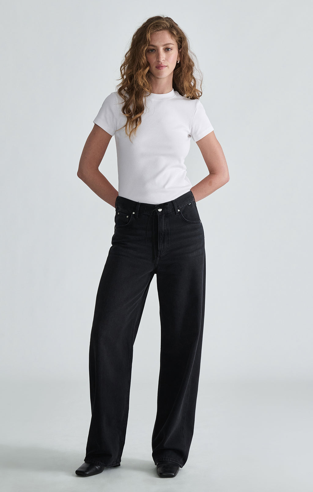 NELLA WIDE LEG IN DARK SMOKE WELL BLUE - Mavi Jeans