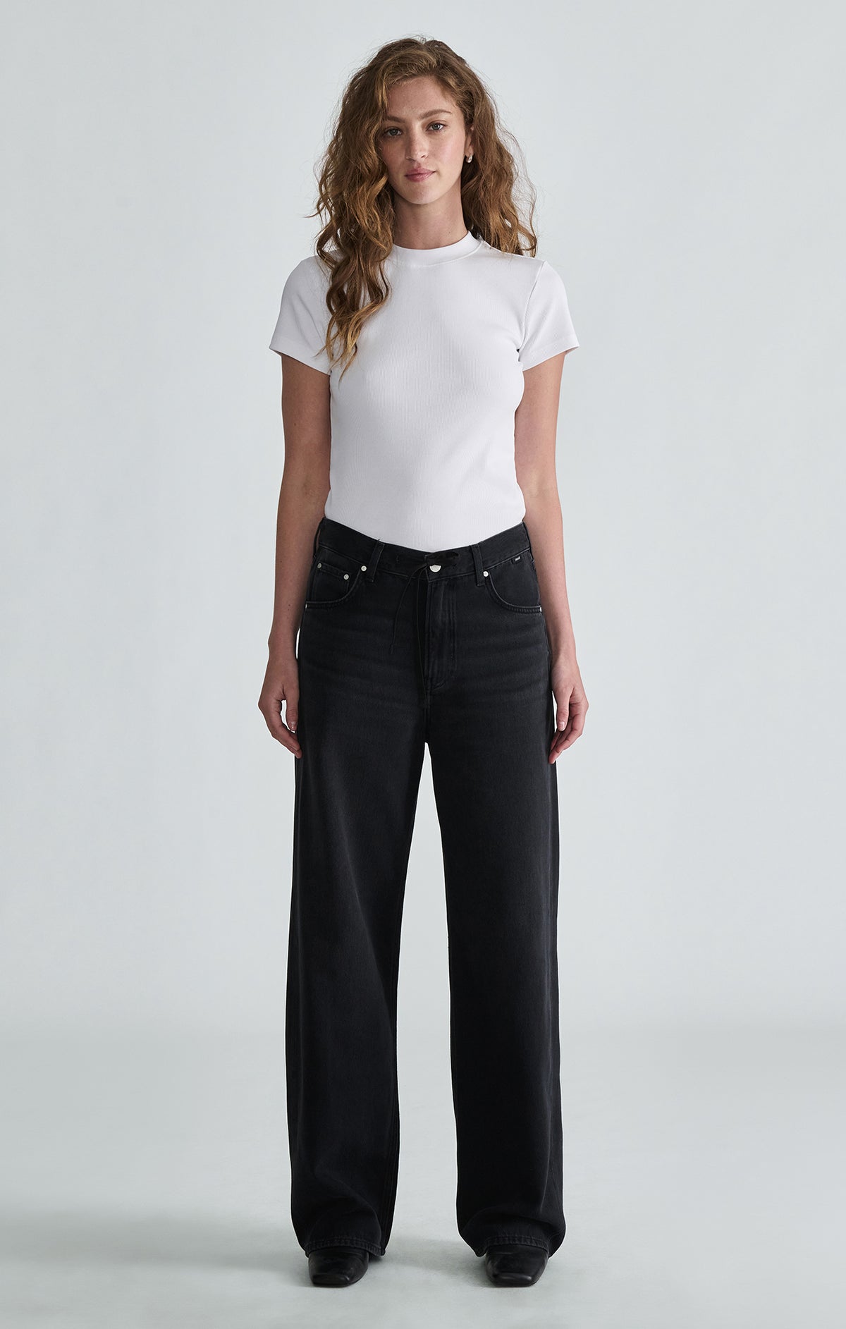 NELLA WIDE LEG IN DARK SMOKE WELL BLUE - Mavi Jeans