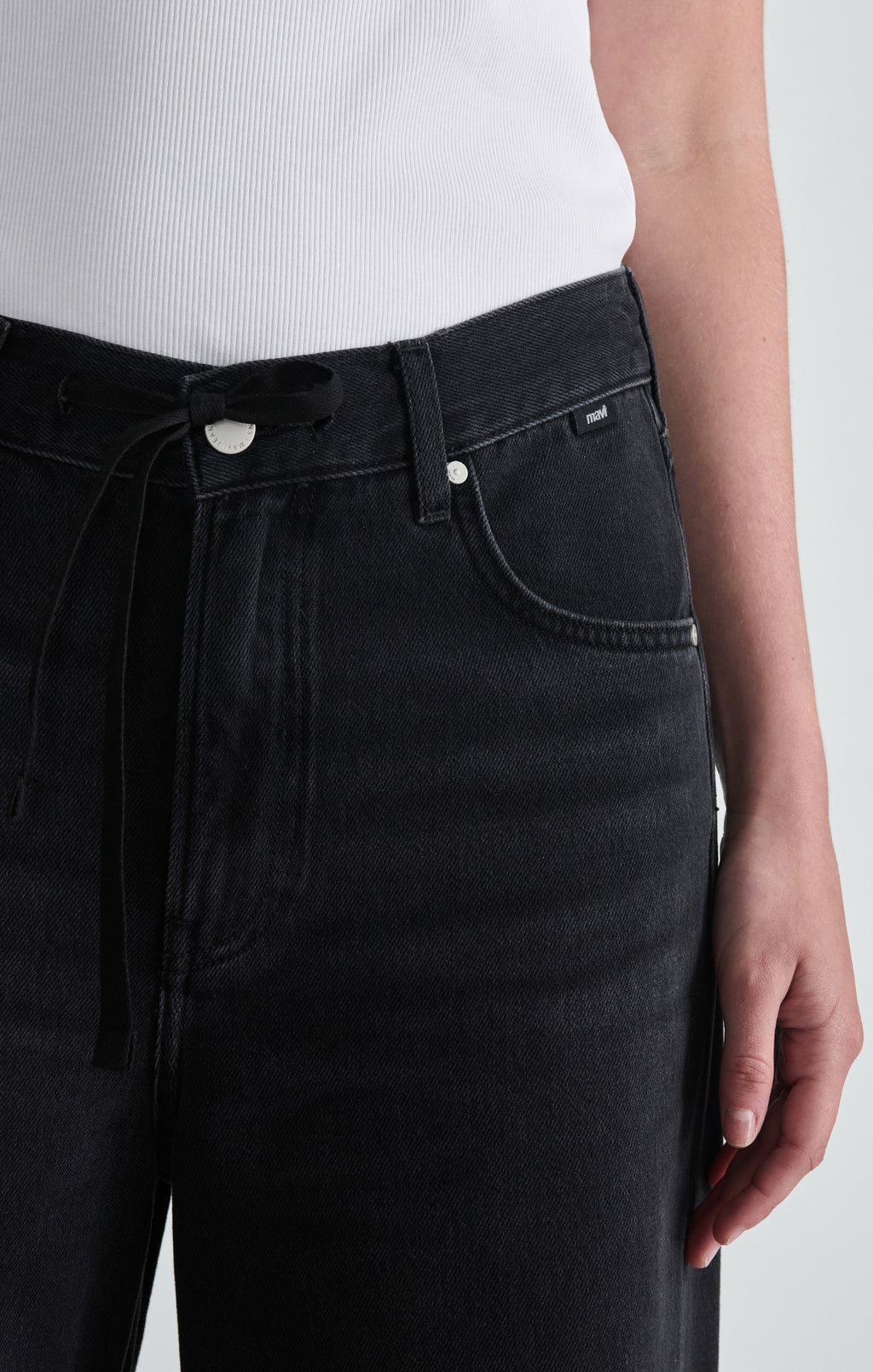 NELLA WIDE LEG IN DARK SMOKE WELL BLUE - Mavi Jeans