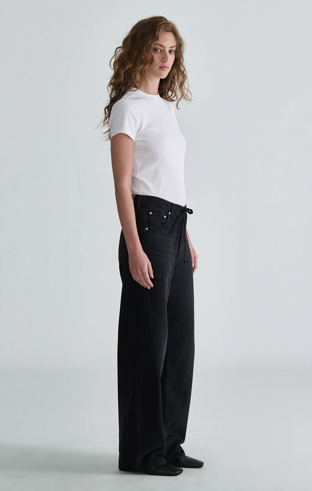 NELLA WIDE LEG IN DARK SMOKE WELL BLUE - Mavi Jeans