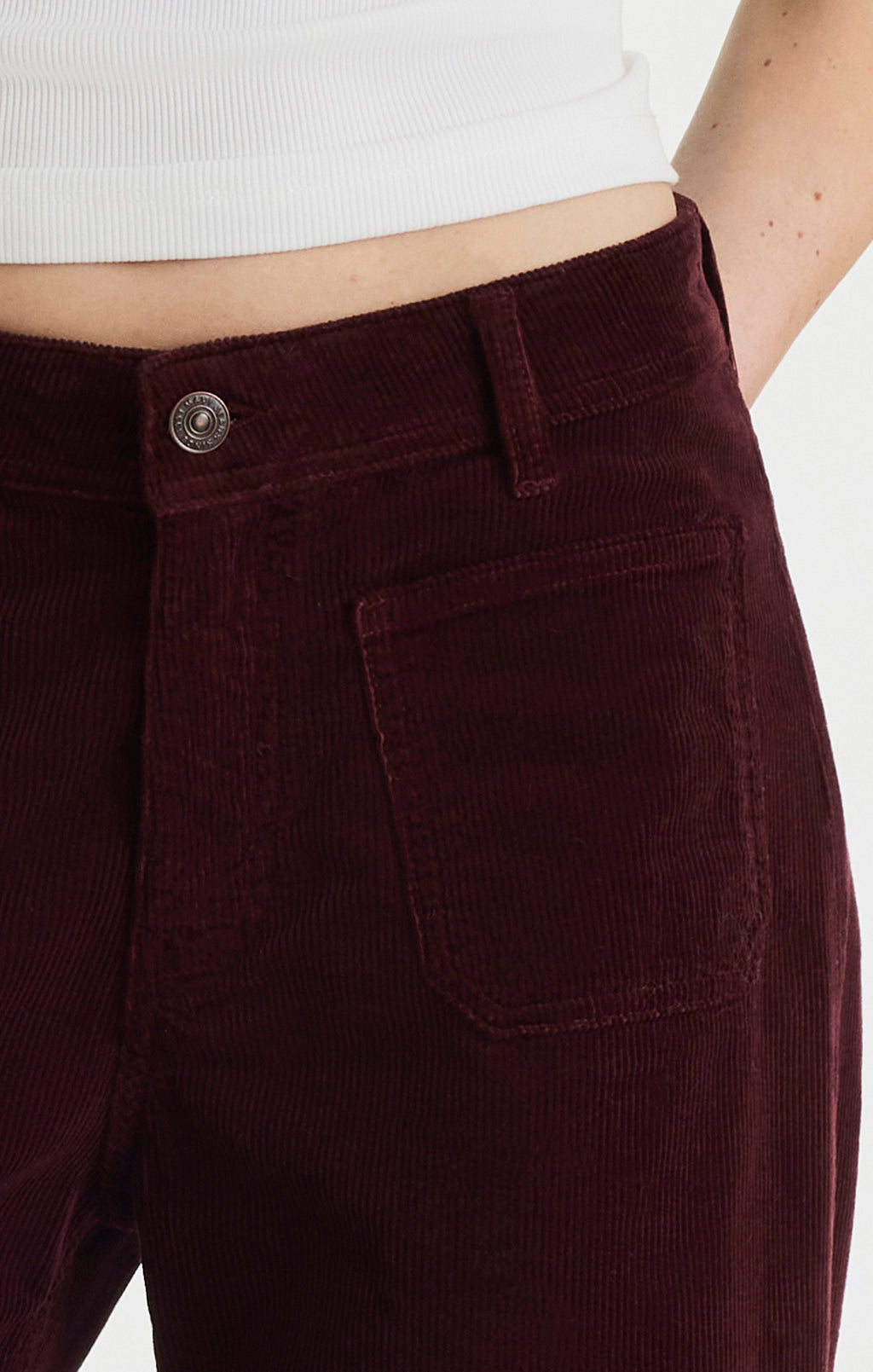 PALOMA MARINE WIDE LEG IN SOUR CHERRY CORD