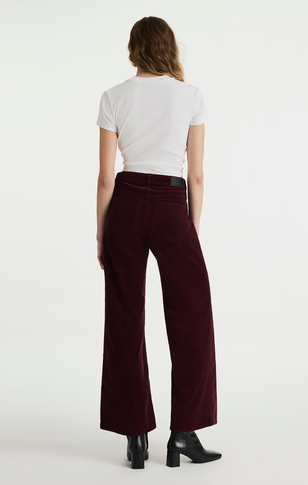 PALOMA MARINE WIDE LEG IN SOUR CHERRY CORD