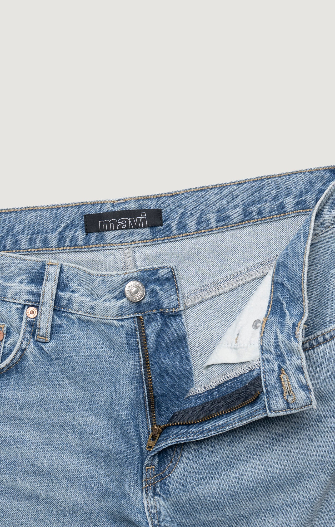 SANDY WIDE LEG IN MID USED CLASSIC DENIM
