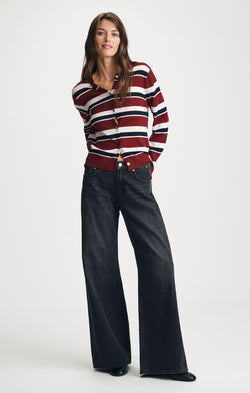 SANDY WIDE LEG IN SMOKE CLASSIC DENIM - Mavi Jeans