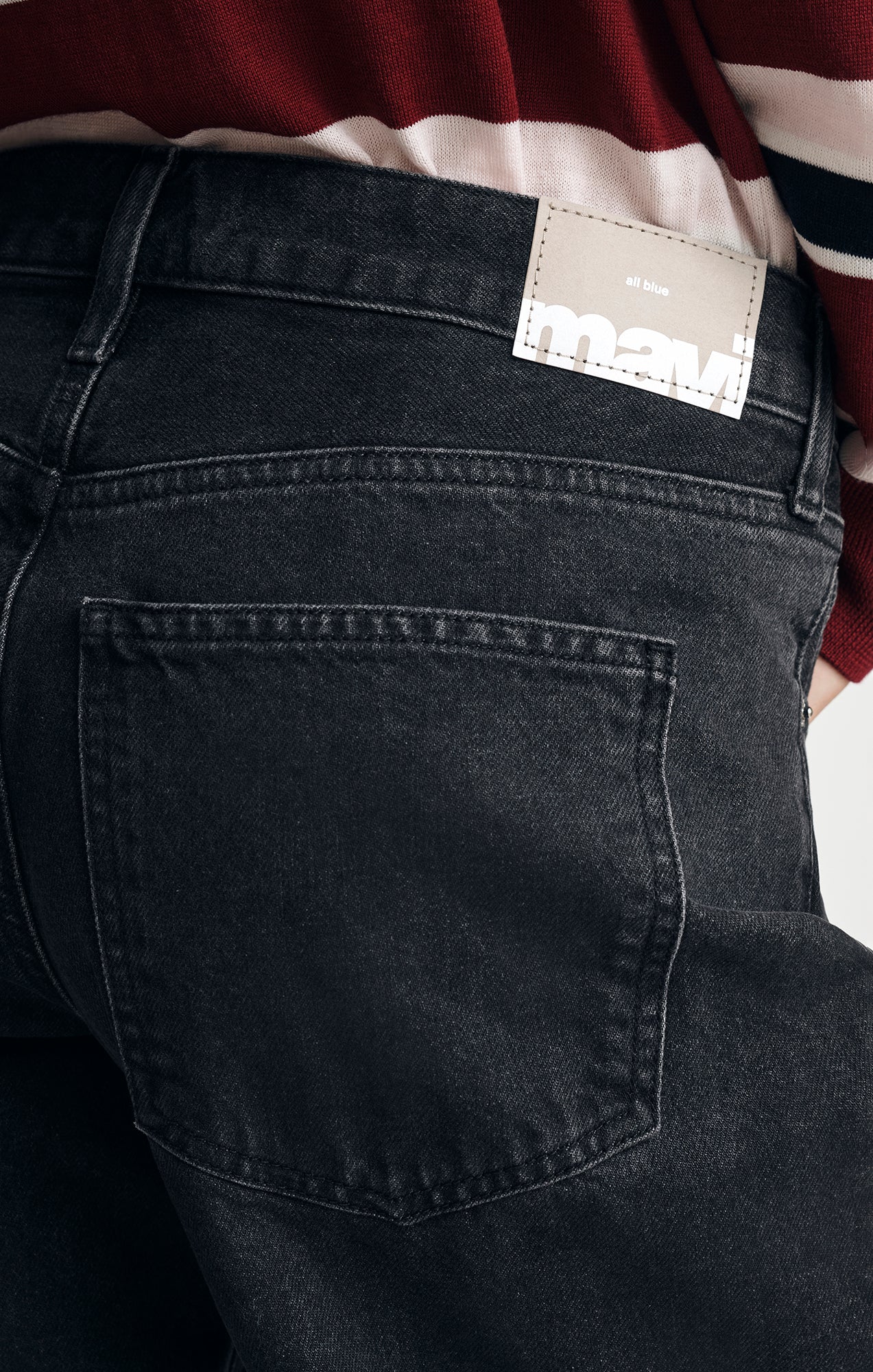 SANDY WIDE LEG IN SMOKE CLASSIC DENIM