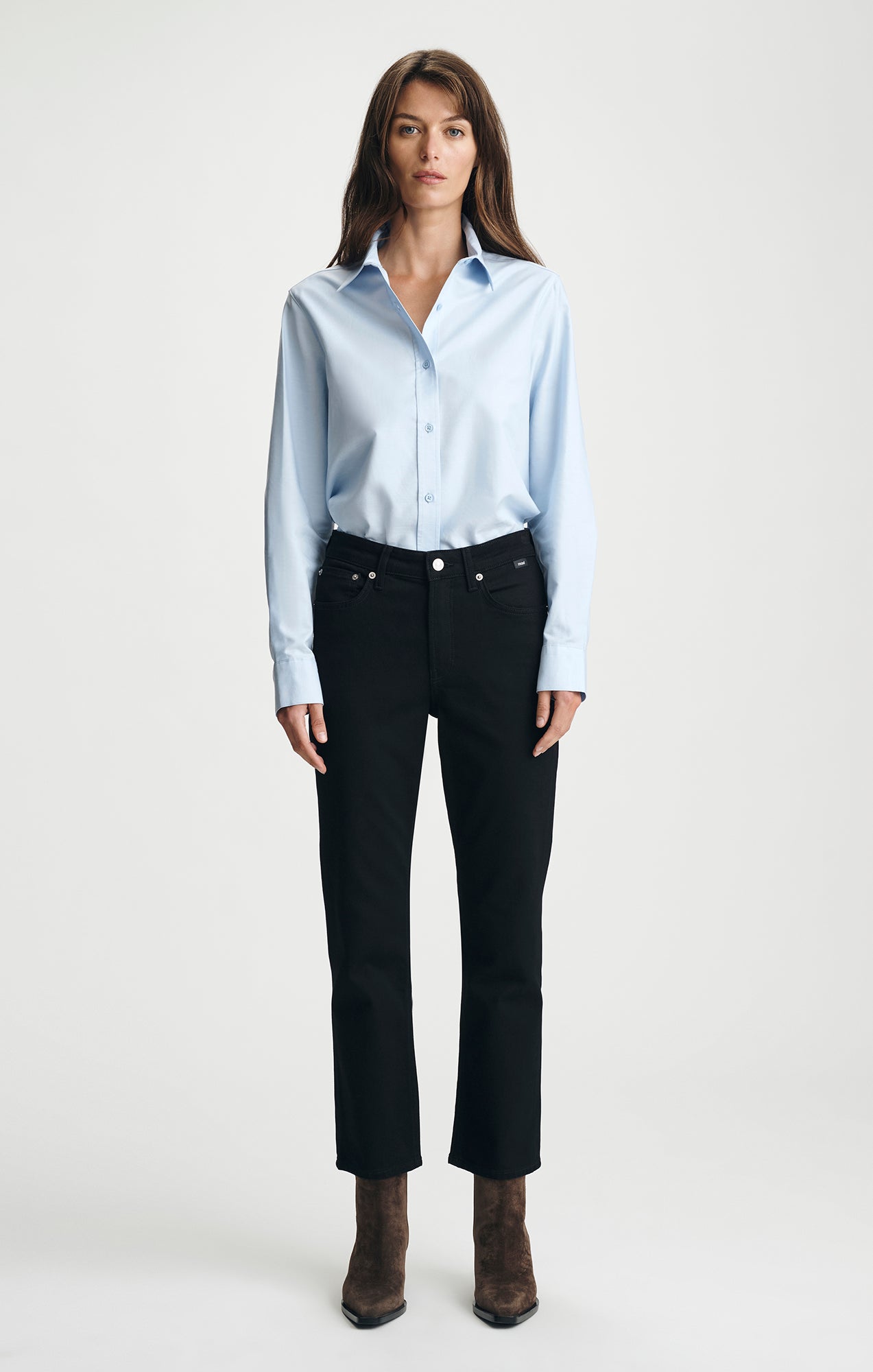 NEW YORK STRAIGHT LEG IN BLACK CLASSIC BLUE - Mavi Jeans