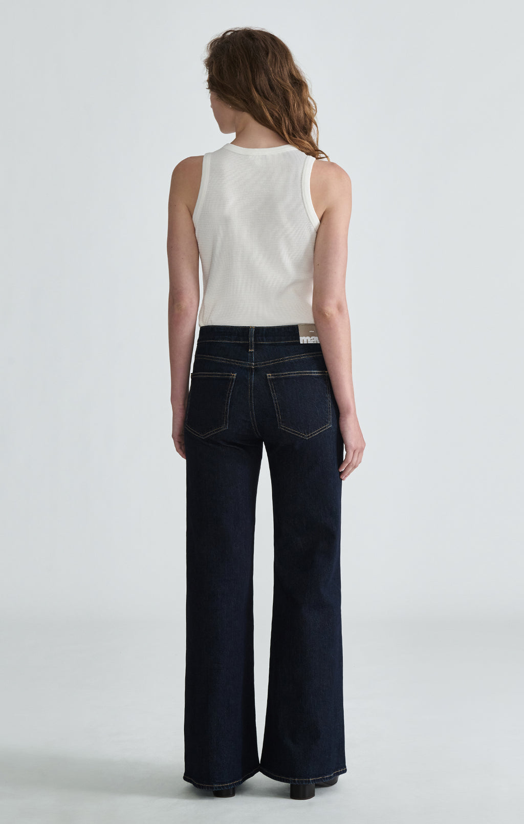 GRACE RELAXED FLARE IN NIGHT RINSE CLASSIC BLUE - Mavi Jeans