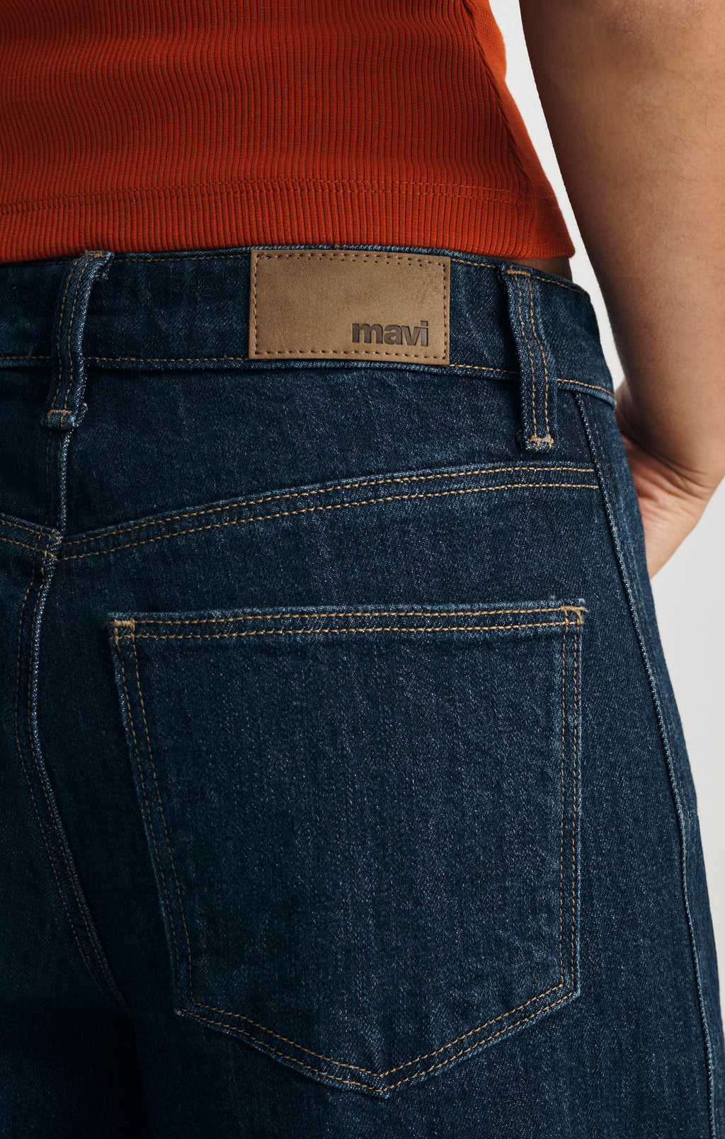 SIENA FORWARD WIDE LEG IN DEEP DENIM - Mavi Jeans