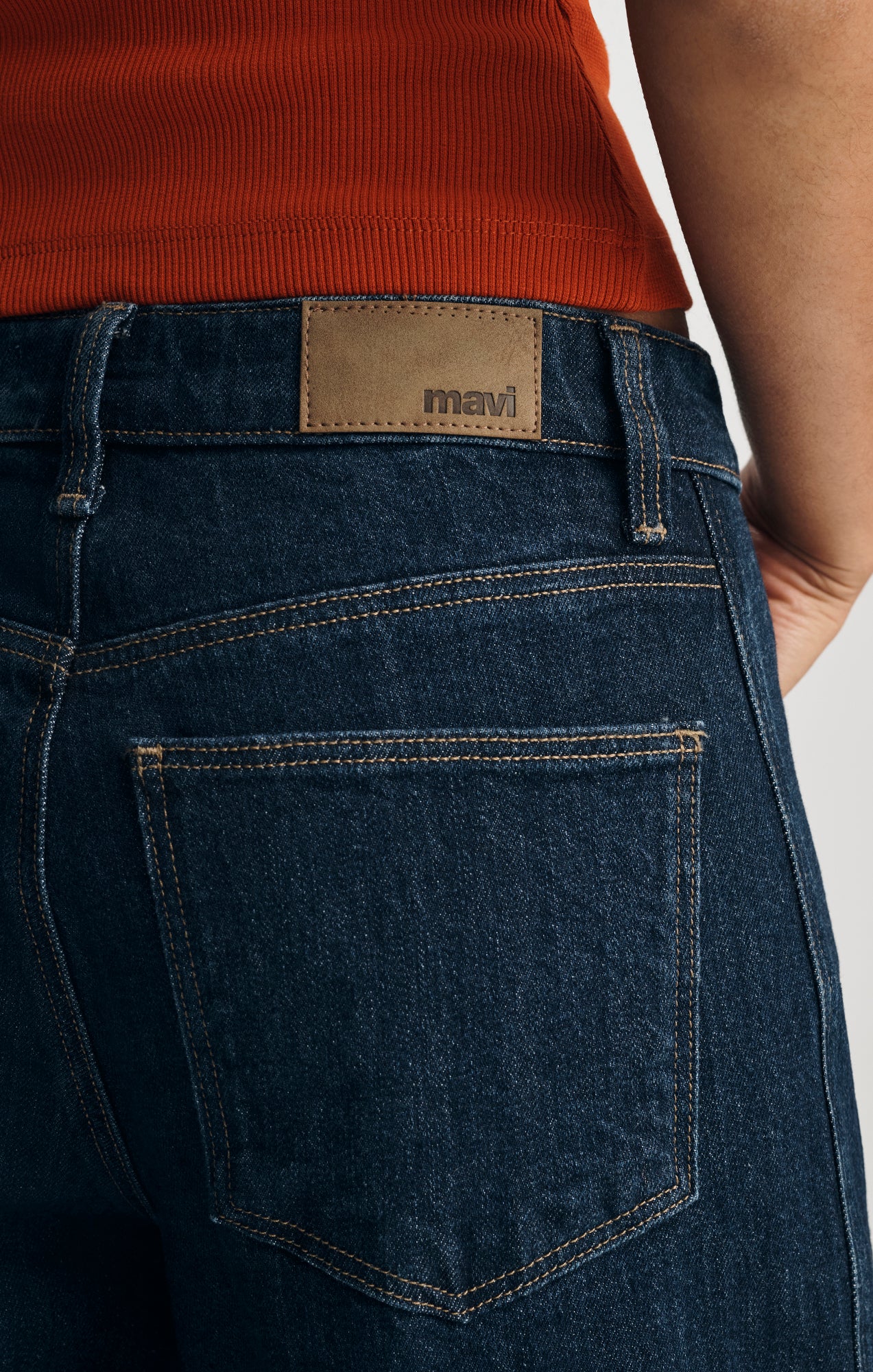 SIENA FORWARD WIDE LEG IN DEEP DENIM - Mavi Jeans