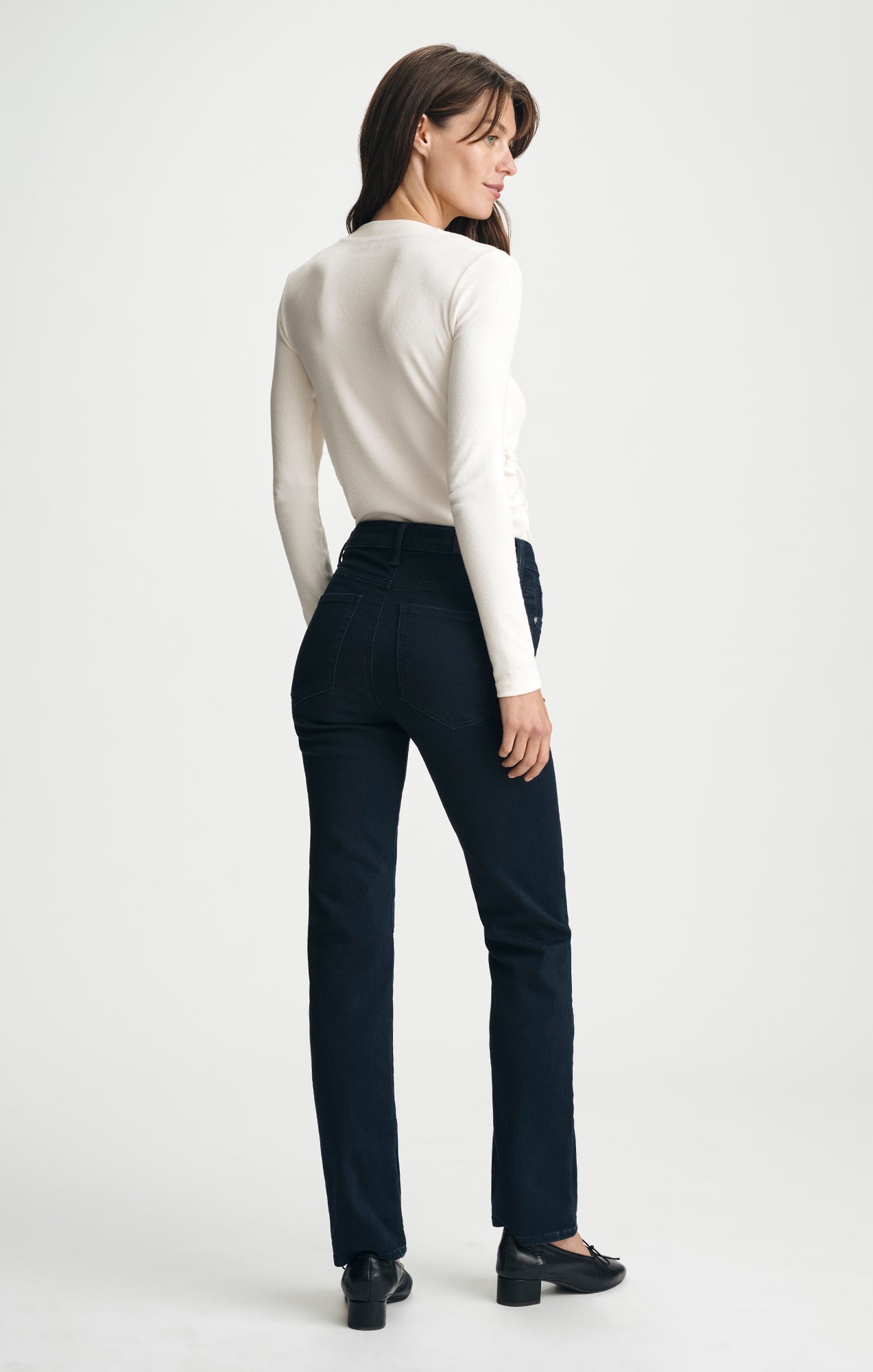 KENDRA STRAIGHT LEG IN INK FLEX BLUE