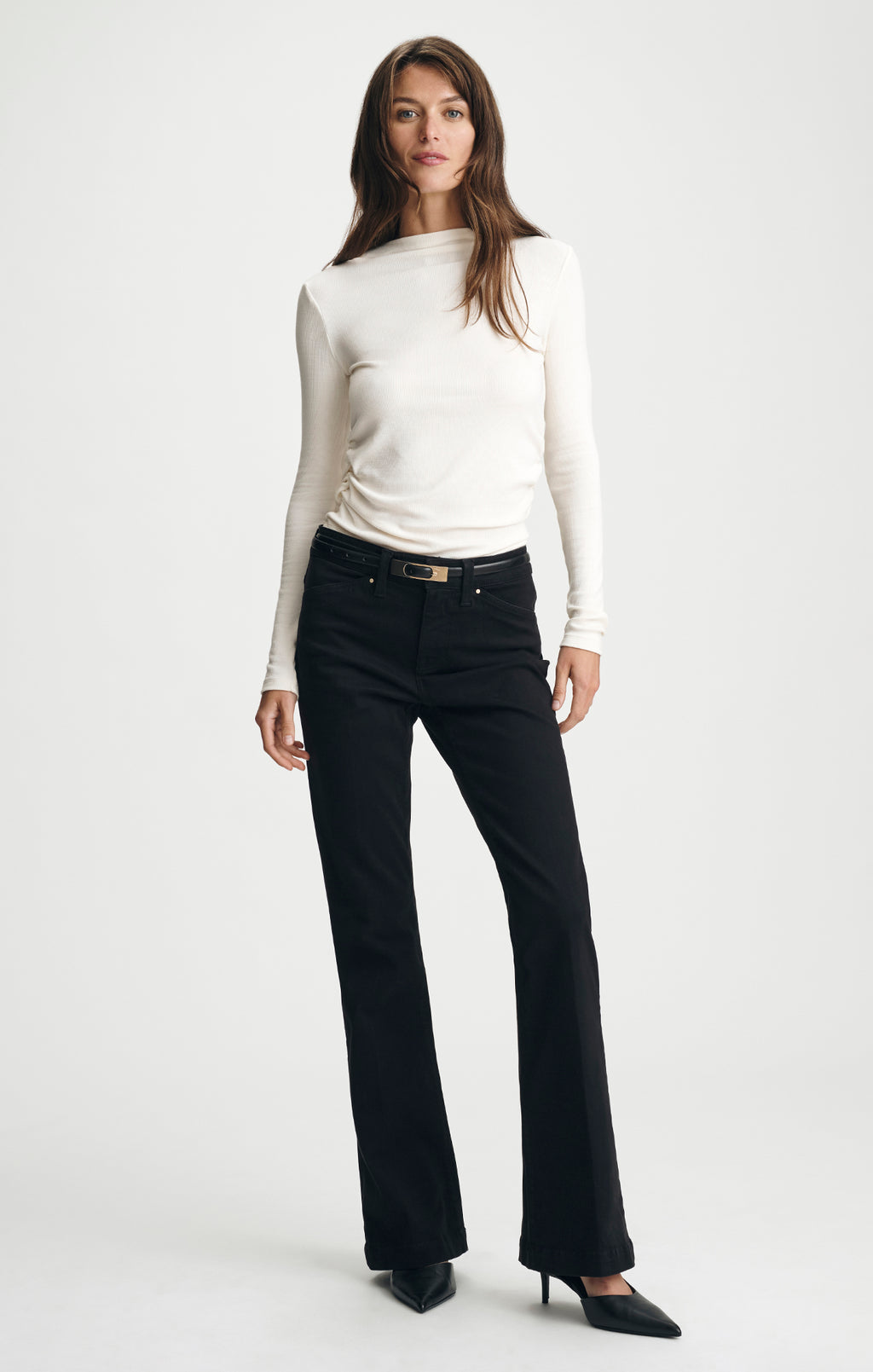SYDNEY FLARE IN BLACK GOLD PREMIUM