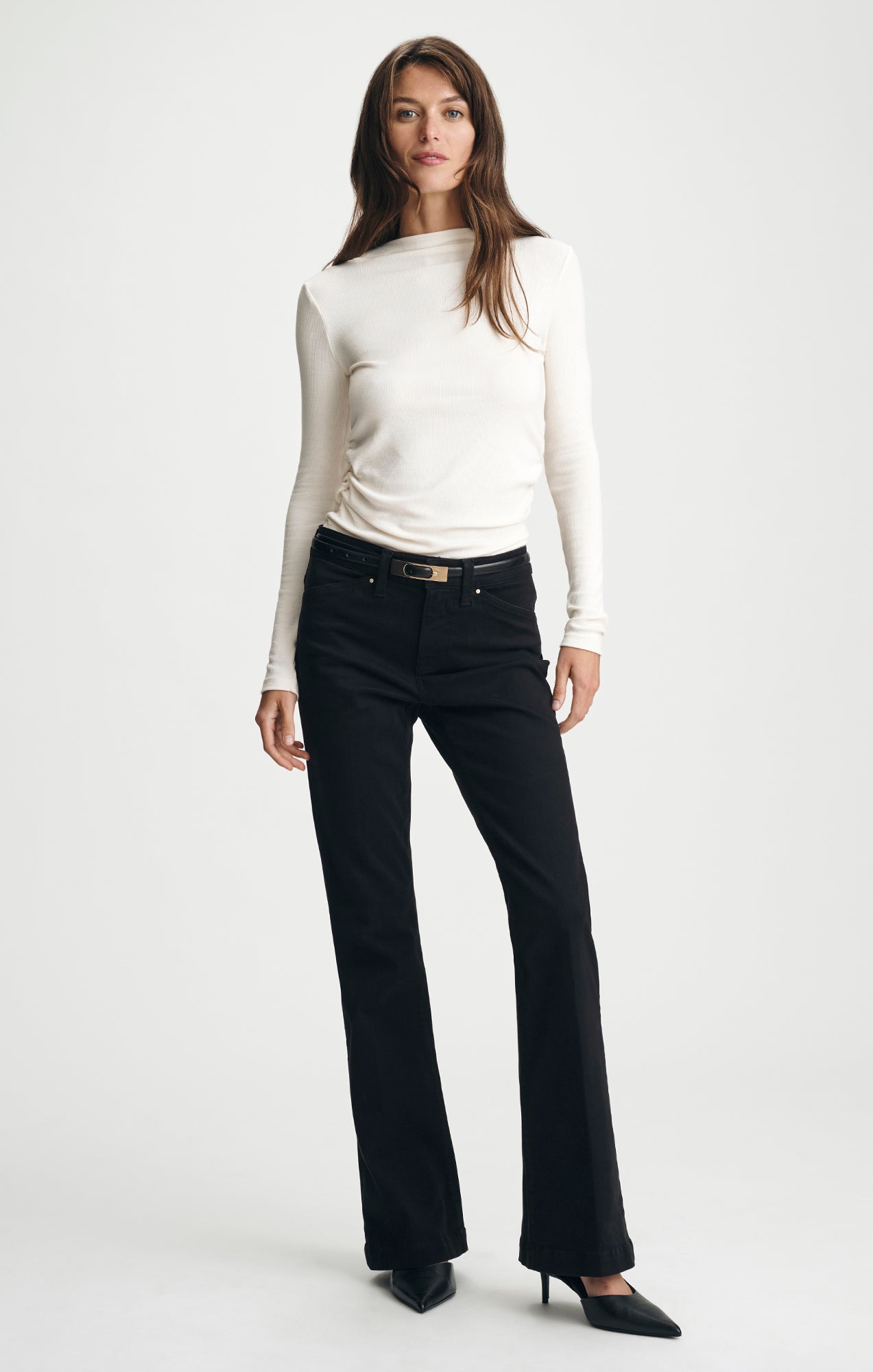 SYDNEY FLARE IN BLACK GOLD PREMIUM