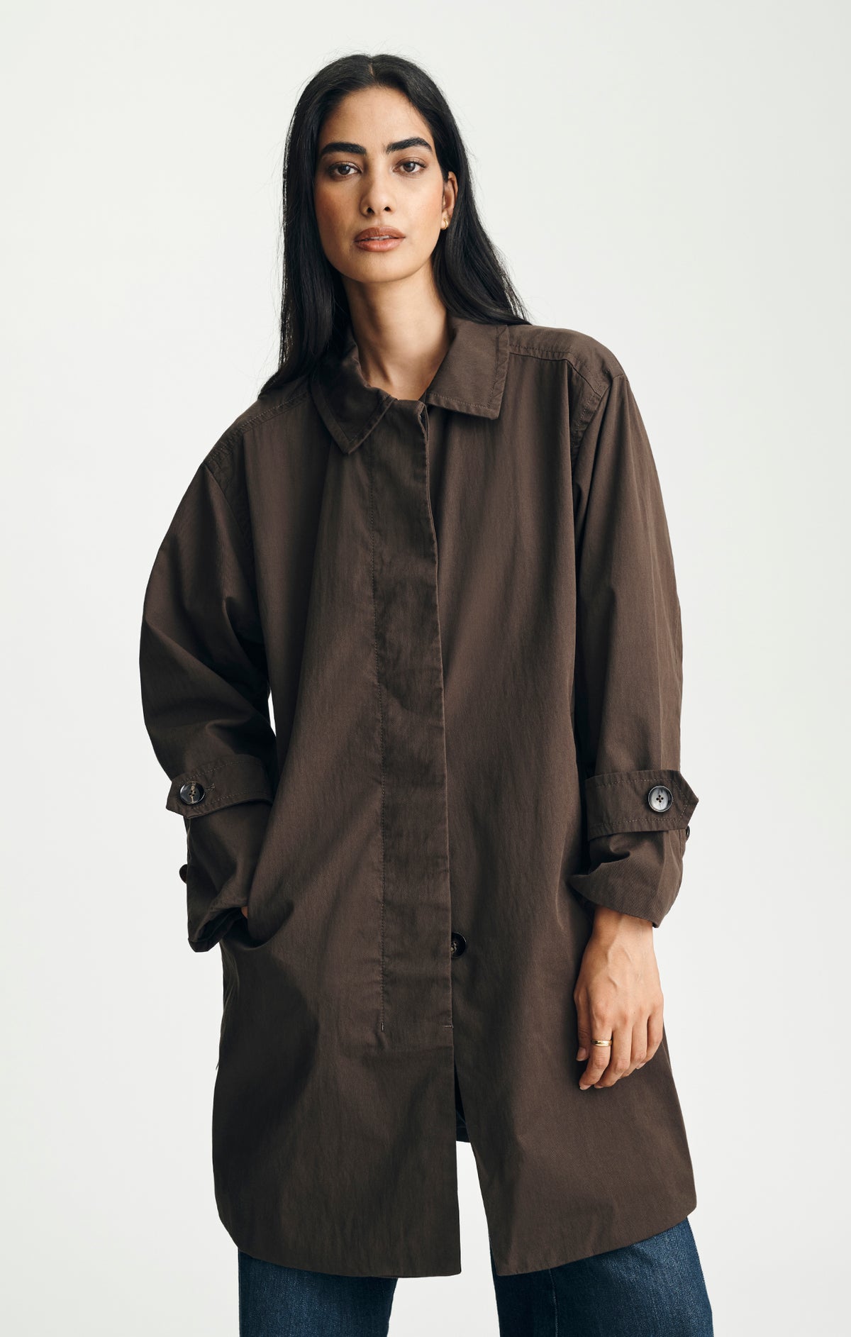 OVERSIZED TRENCH COAT IN DELICIOSO - Mavi Jeans