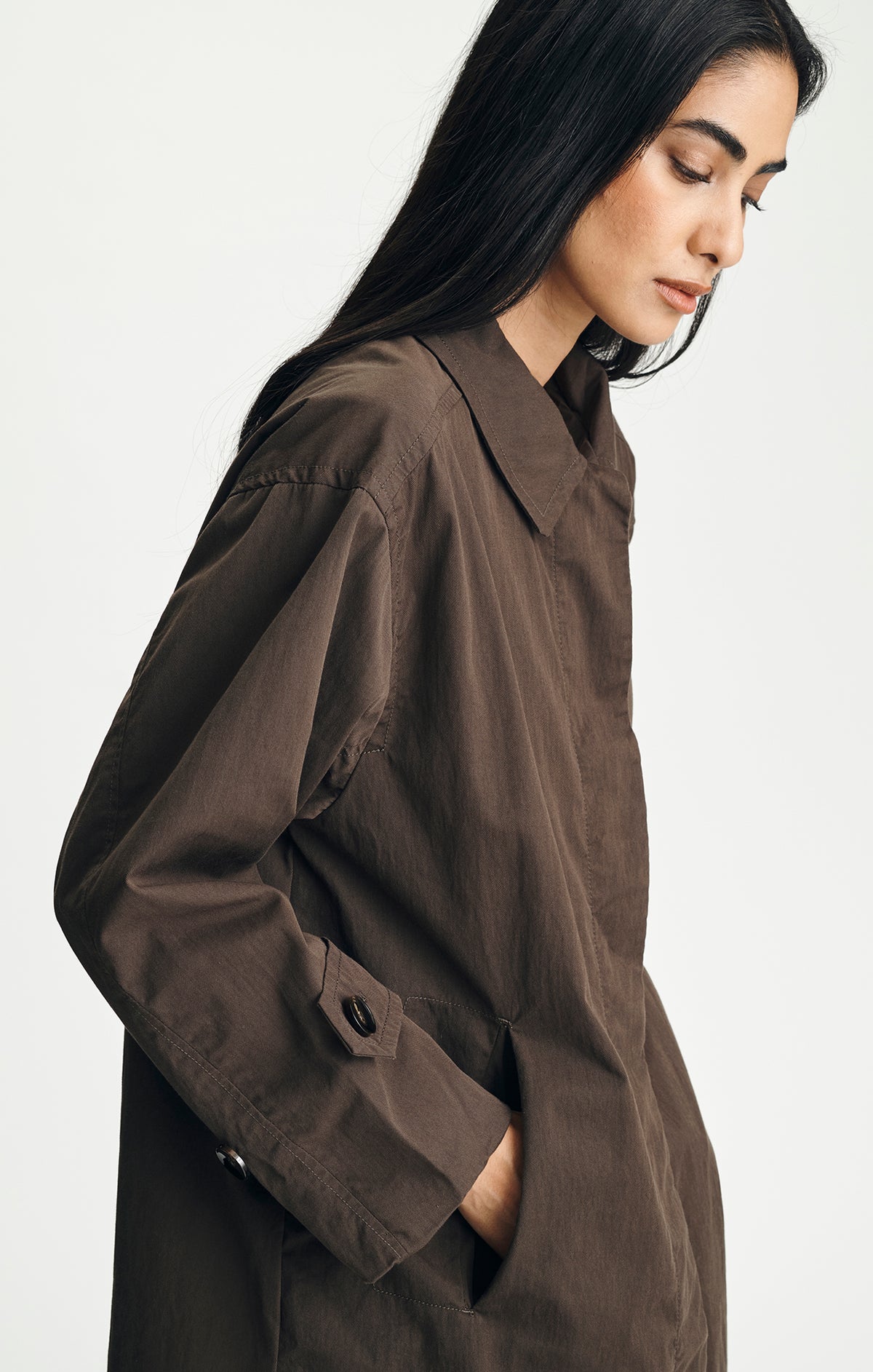 OVERSIZED TRENCH COAT IN DELICIOSO - Mavi Jeans