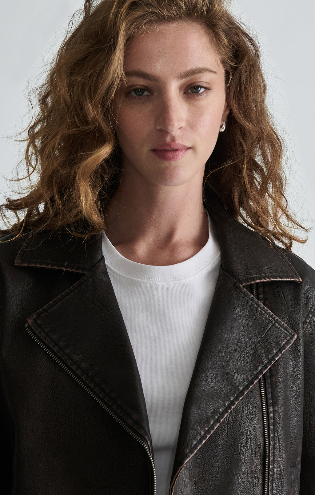 WOMEN JACKET IN DARK BROWN - Mavi Jeans