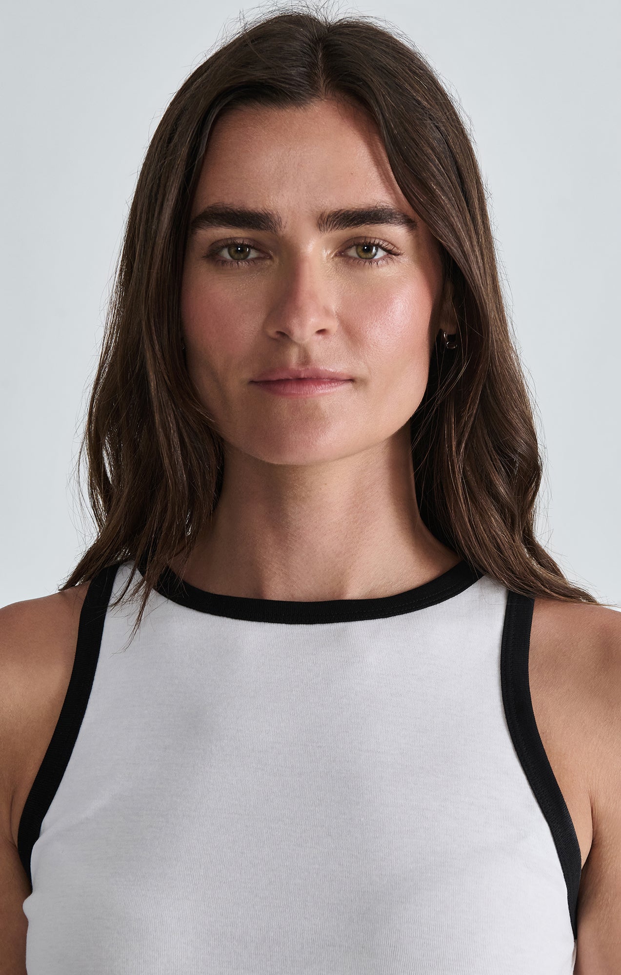 SLEEVELESS JERSEY IN WHITE - Mavi Jeans