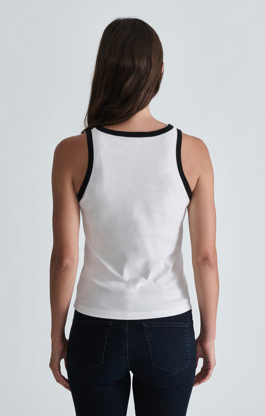 SLEEVELESS JERSEY IN WHITE - Mavi Jeans