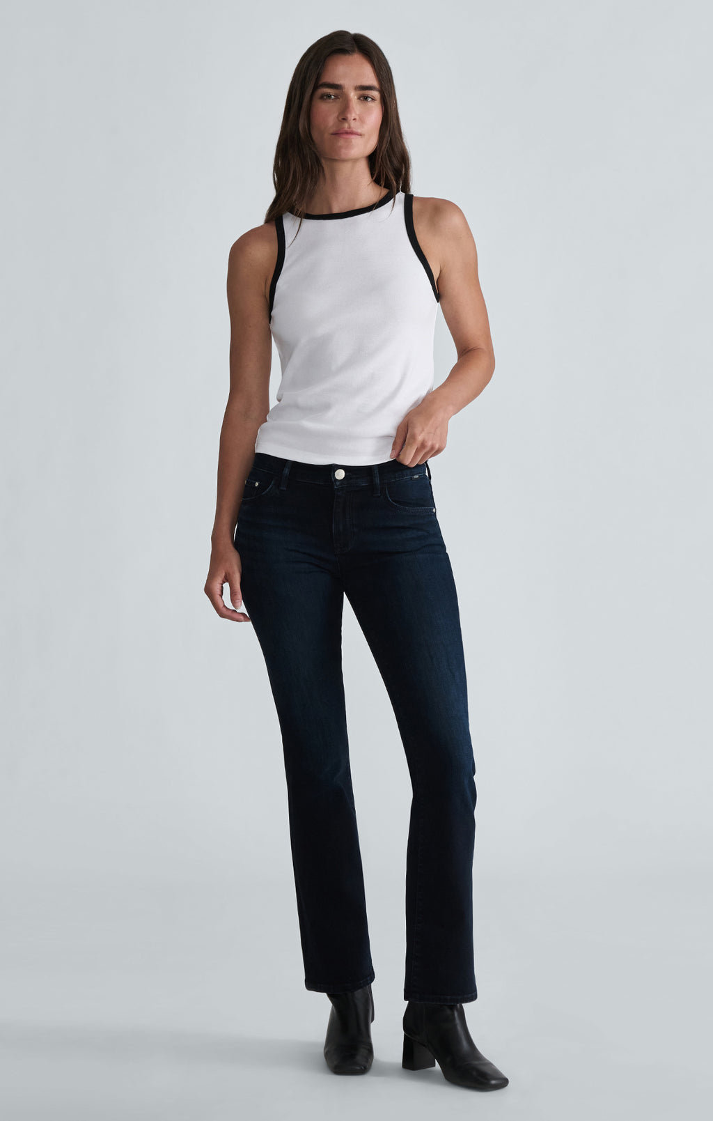 SLEEVELESS JERSEY IN WHITE - Mavi Jeans