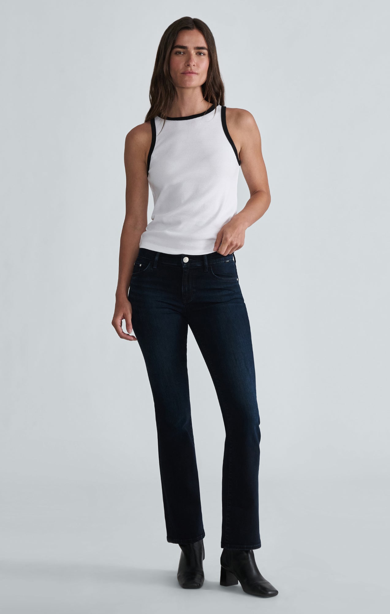 SLEEVELESS JERSEY IN WHITE - Mavi Jeans